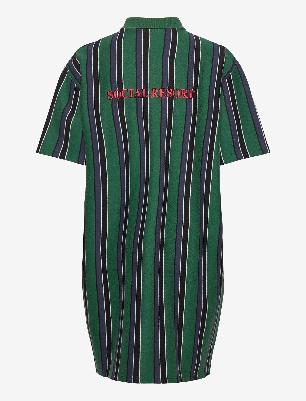 HAN Kjøbenhavn - Polo Dress - t-shirt-kleider - faded green - 1