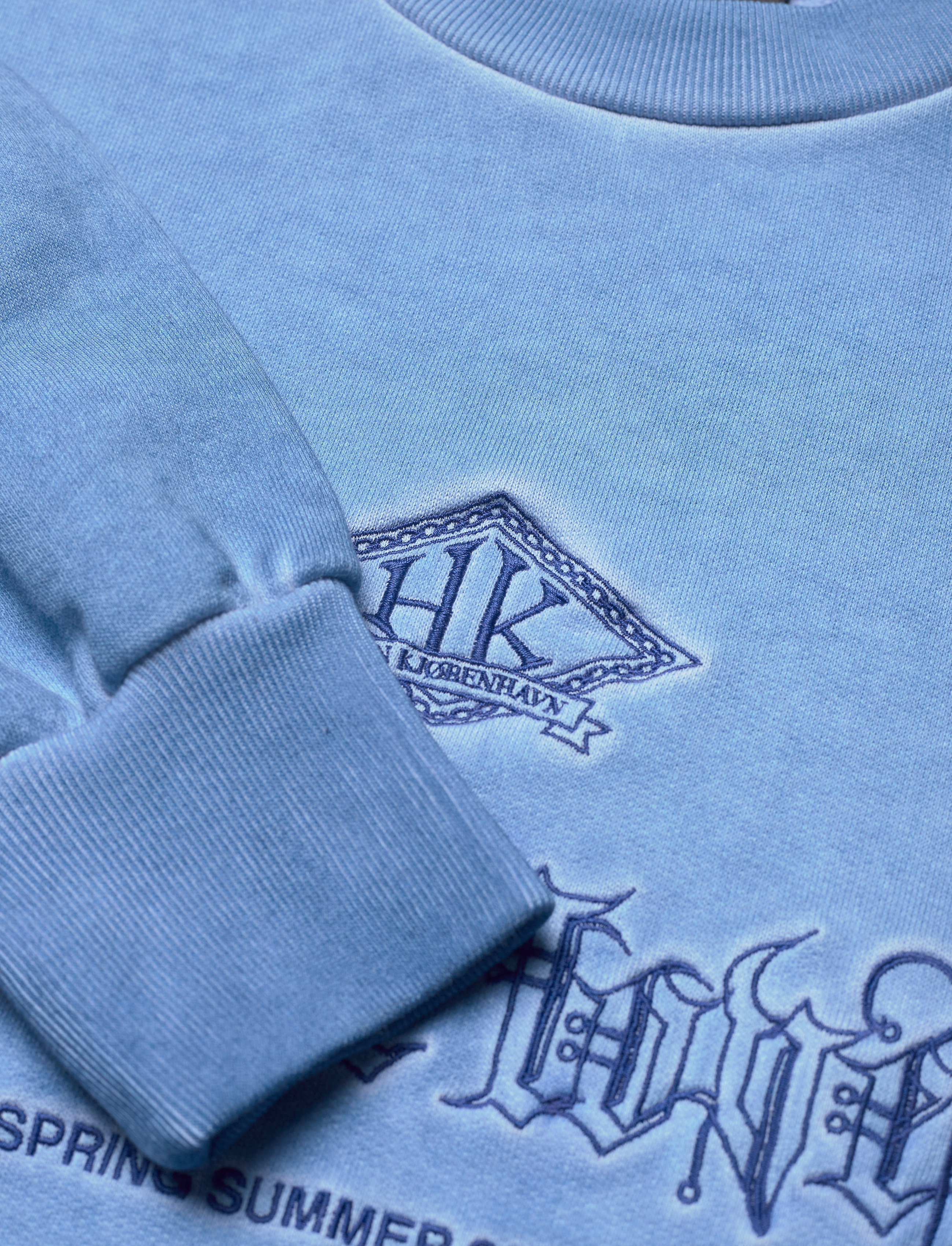 HAN Kjøbenhavn Clothing - Relaxed Crew - faded blue - 2
