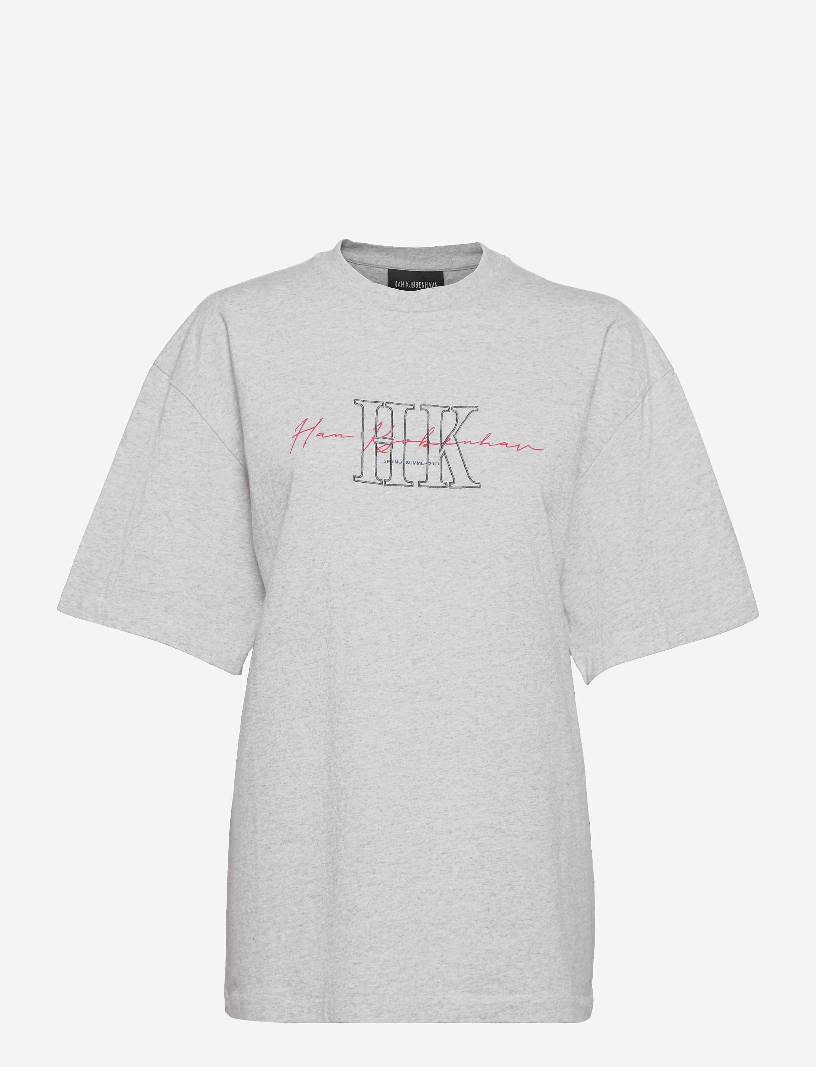 HAN Kjøbenhavn Clothing - Boyfriend Tee - grey melange hk - 0