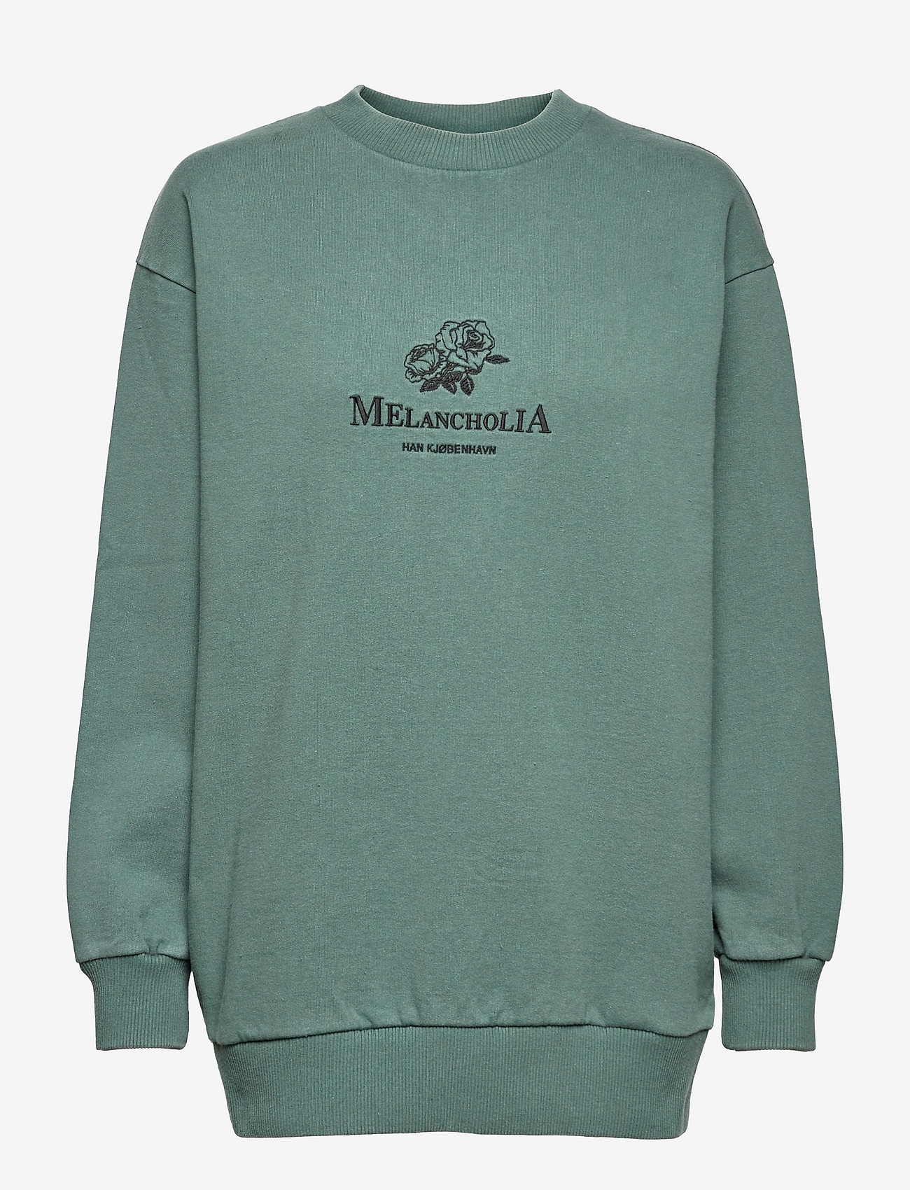 HAN Kjøbenhavn Clothing - Relaxed Crew - dusty green - 0