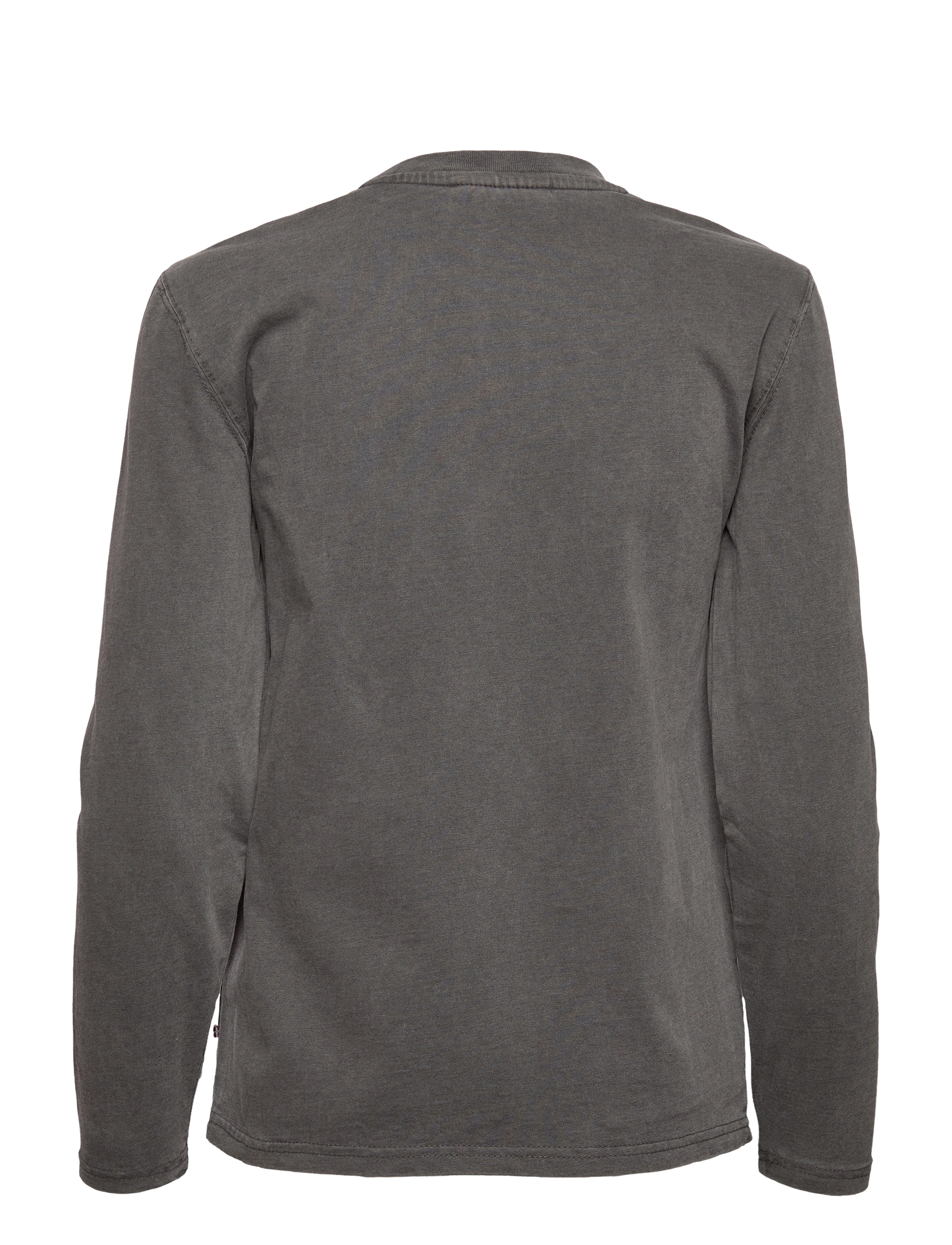 HAN Kjøbenhavn Clothing - Casual Tee Long Sleeve - dark grey logo - 1