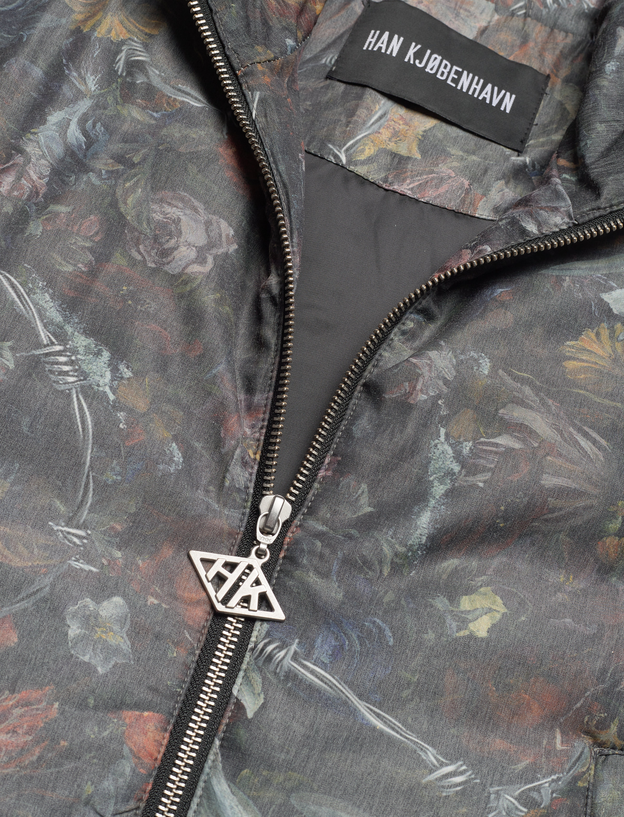 HAN Kjøbenhavn Clothing - Padded Zip Vest - melancholia flower - 2