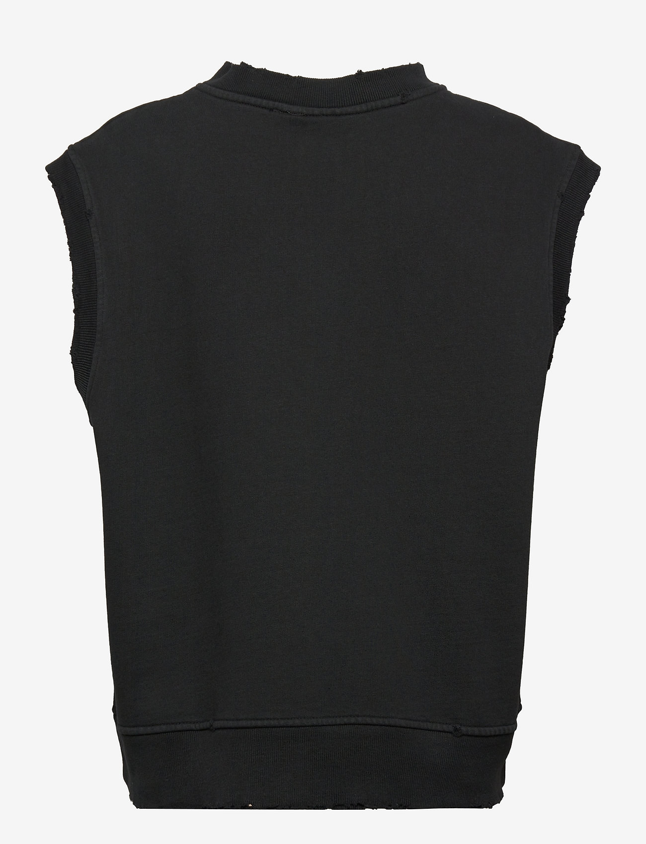 HAN Kjøbenhavn - Distressed Vest - knitted vests - distressed black - 1