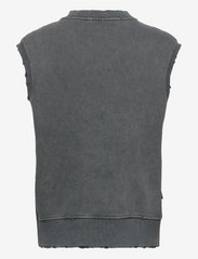 HAN Kjøbenhavn - Distressed Vest - knitted vests - distressed dark grey - 1