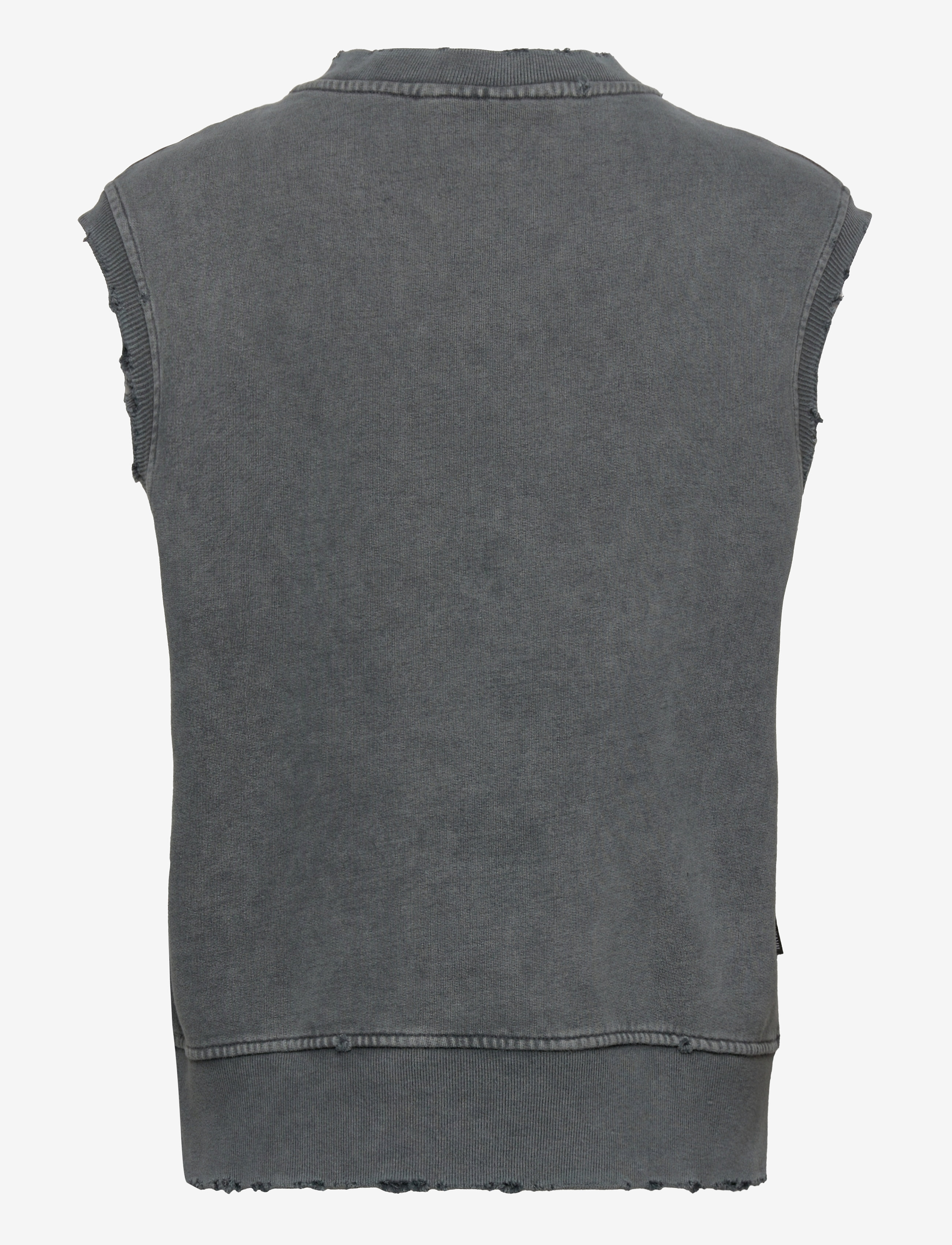 HAN Kjøbenhavn - Distressed Vest - strikveste - distressed dark grey - 1