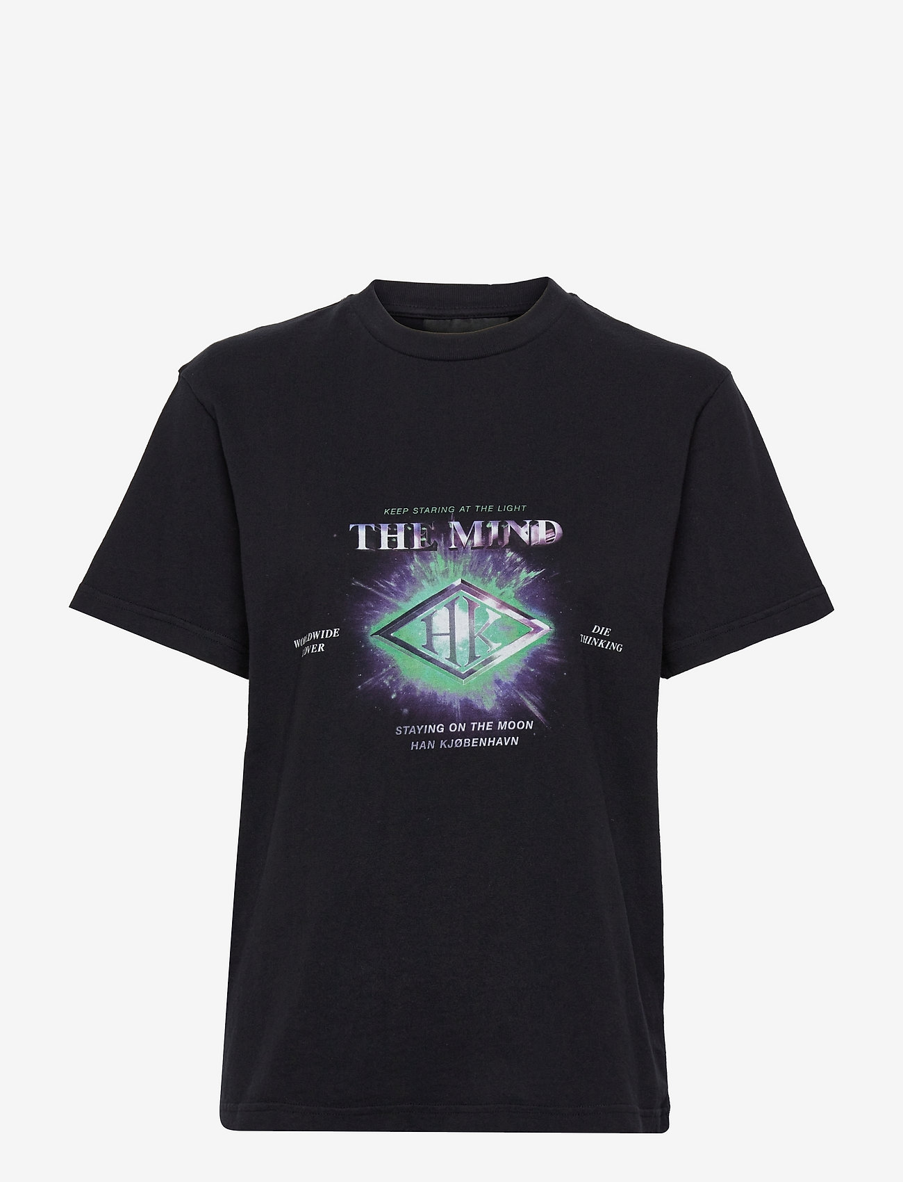 HAN Kjøbenhavn - Artwork Tee Short Sleeve - faded black galaxy - 0
