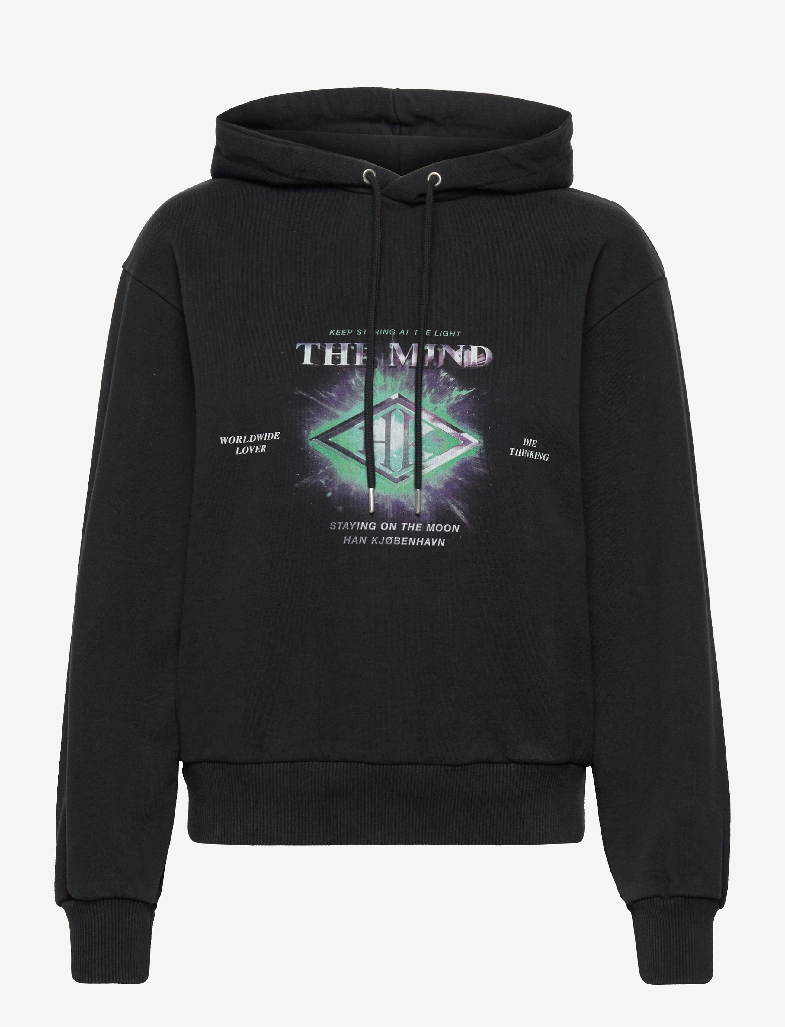 HAN Kjøbenhavn - Bulky Hoodie - faded black galaxy - 1