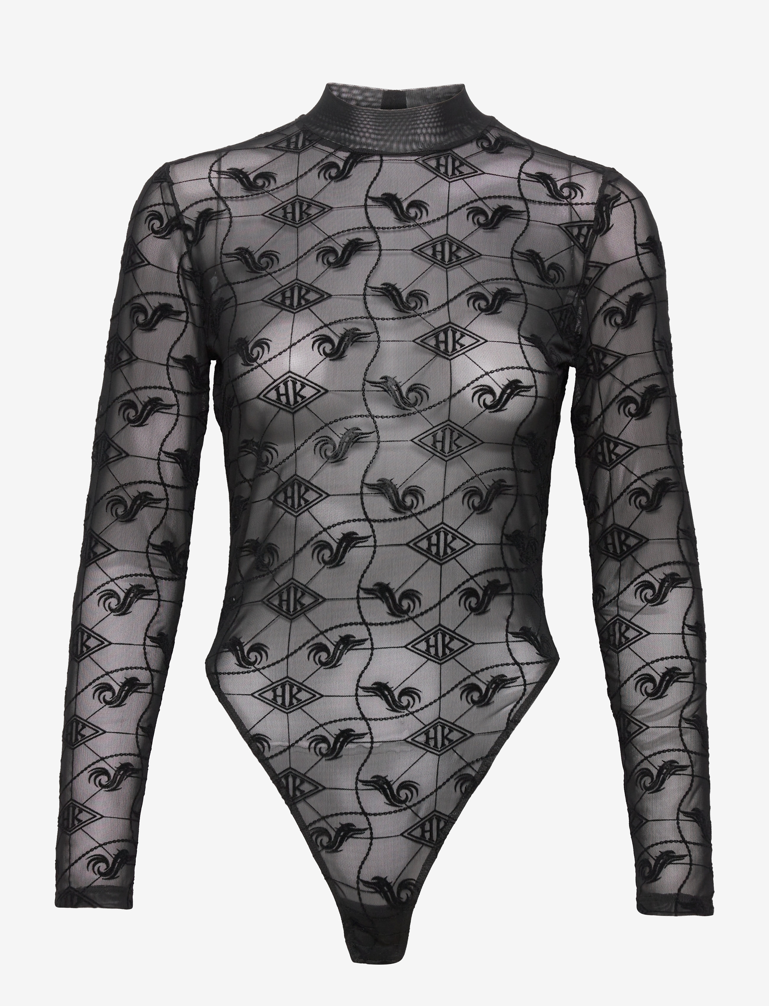 HAN Kjøbenhavn - Monogram Bodysuit - black - 1