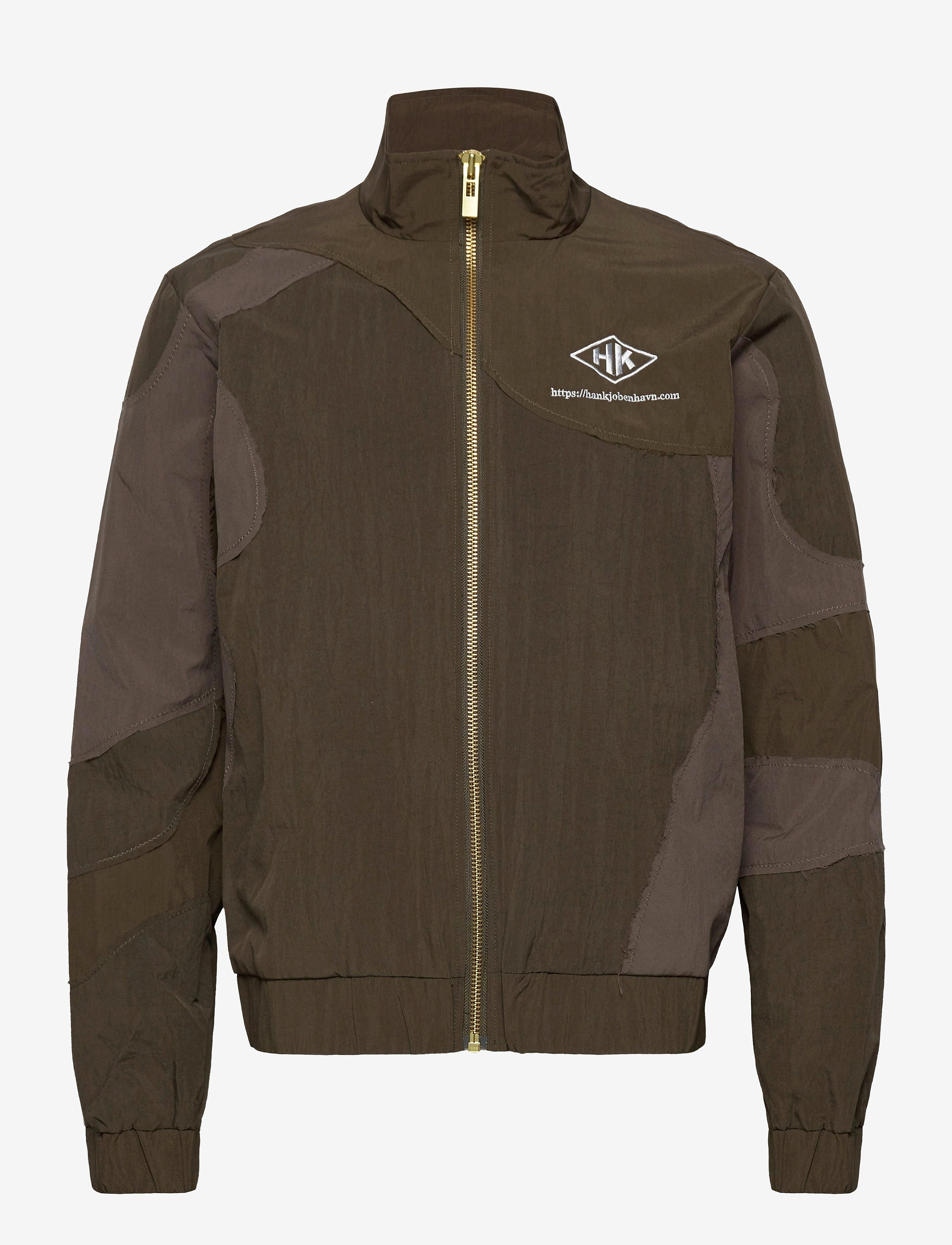 HAN Kjøbenhavn Clothing - Track Top Curve - crepe green - 0
