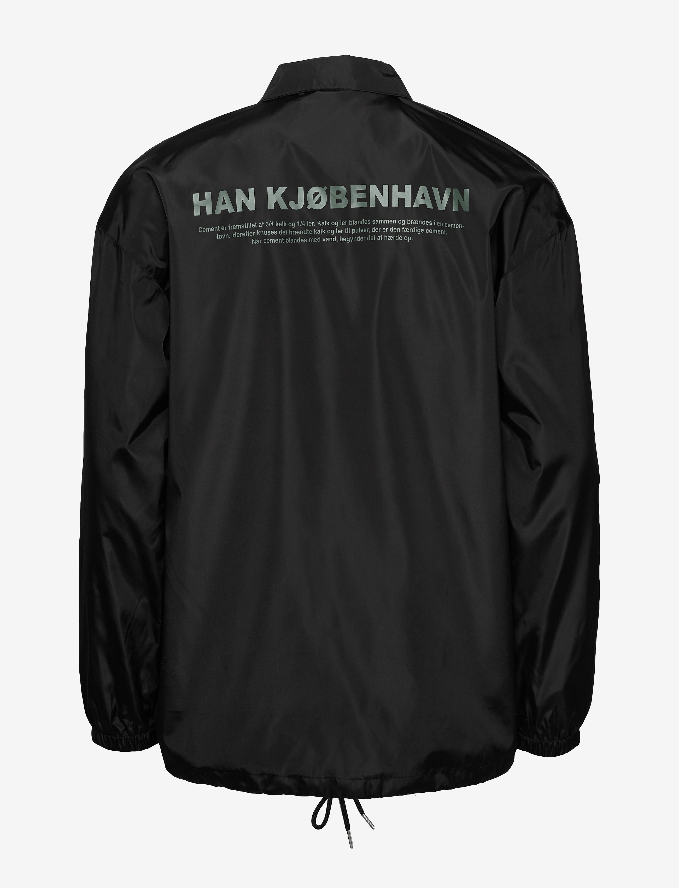 HAN Kjøbenhavn Clothing - Coach Jacket - black nylon - 1