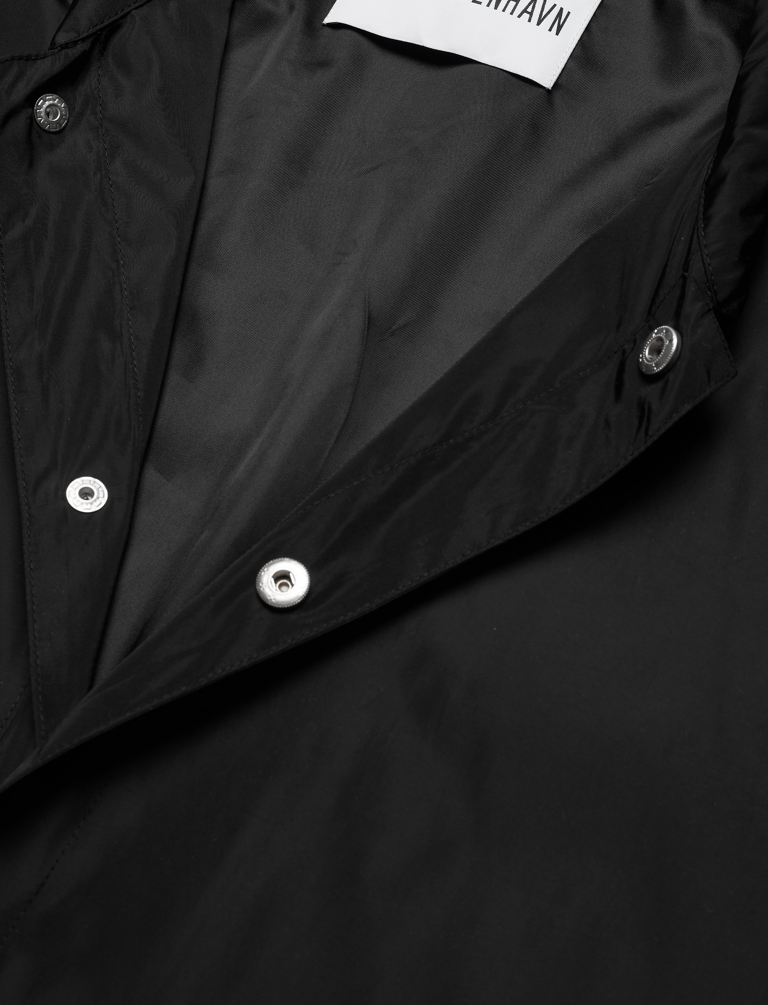 HAN Kjøbenhavn Clothing - Coach Jacket - black nylon - 2