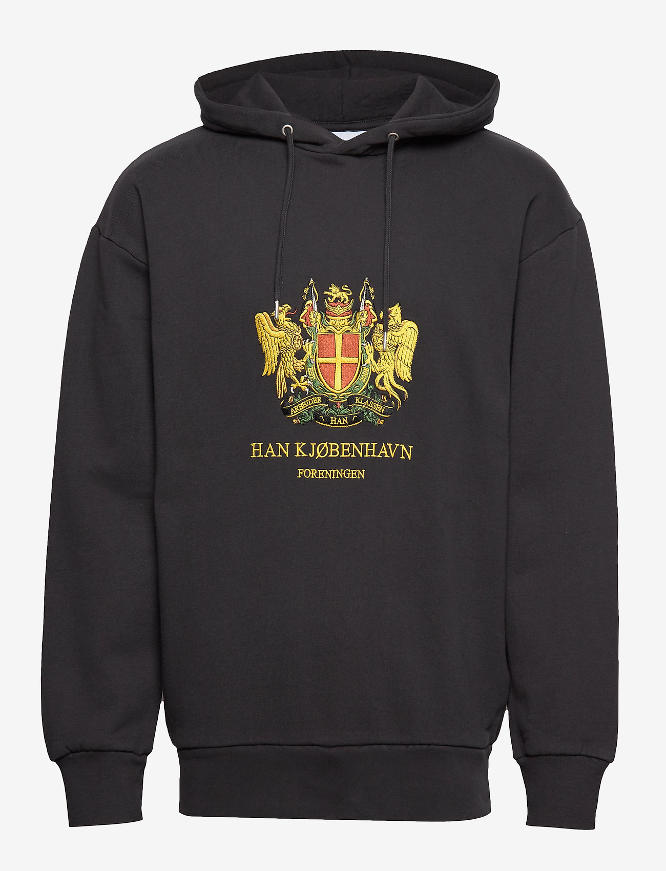 HAN Kjøbenhavn Clothing - Artwork Hoodie - faded black - 0