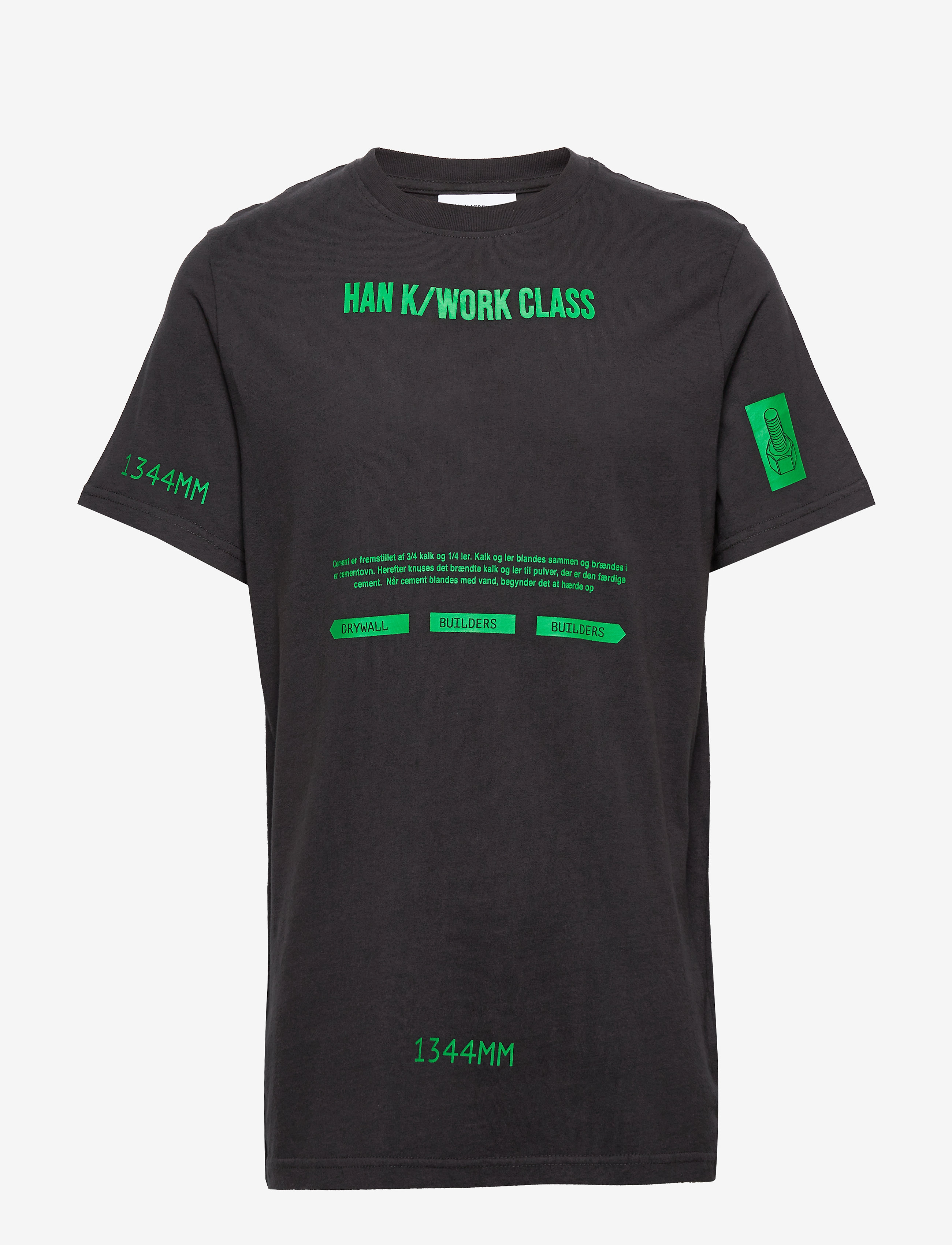 HAN Kjøbenhavn Clothing - Artwork Tee - faded black - 0