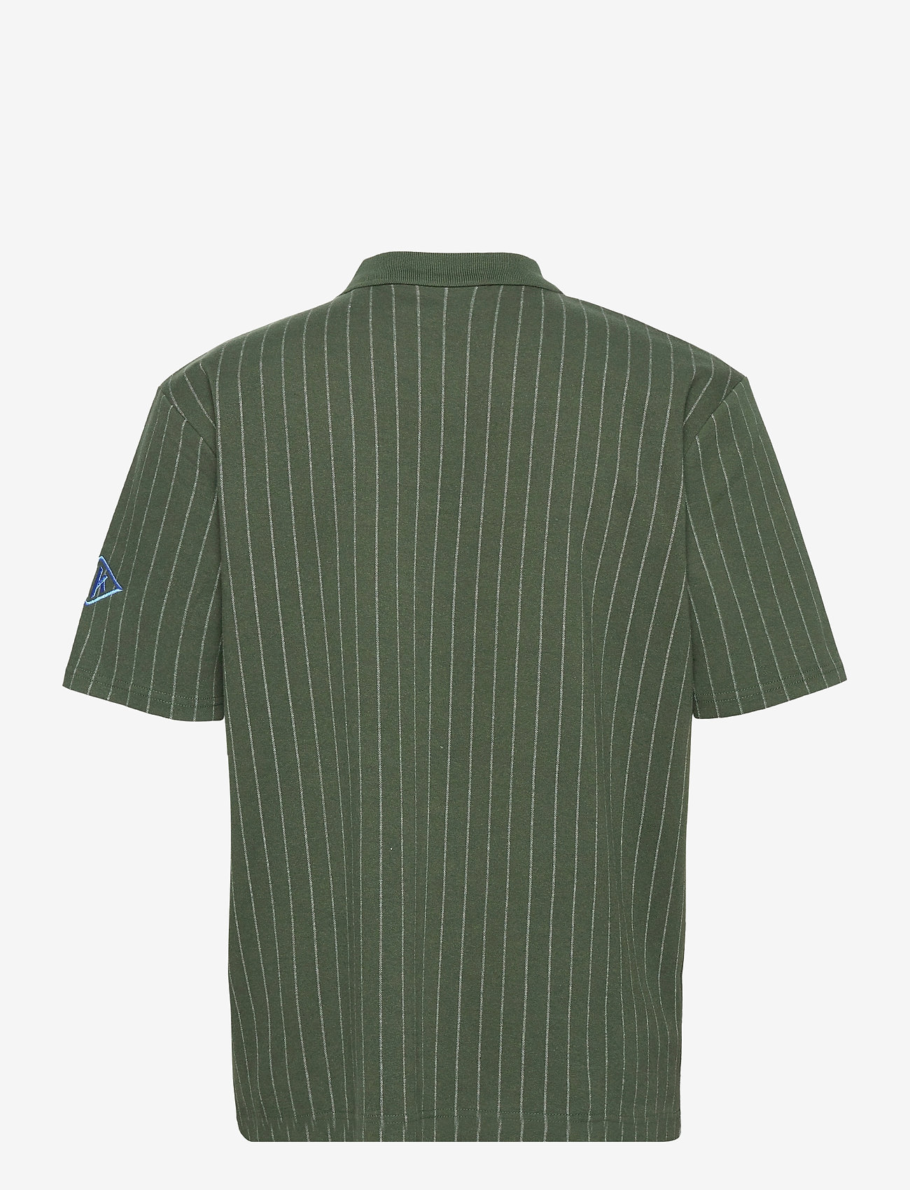 HAN Kjøbenhavn Clothing - Polo Tee - pinstripe green - 1