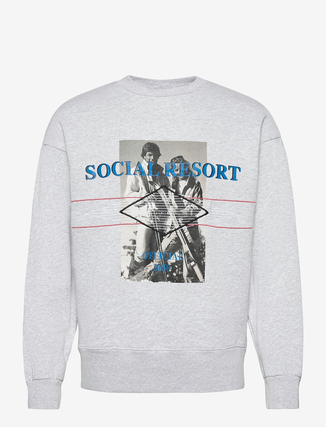 HAN Kjøbenhavn Clothing - Bulky Crew - grey melange - 0