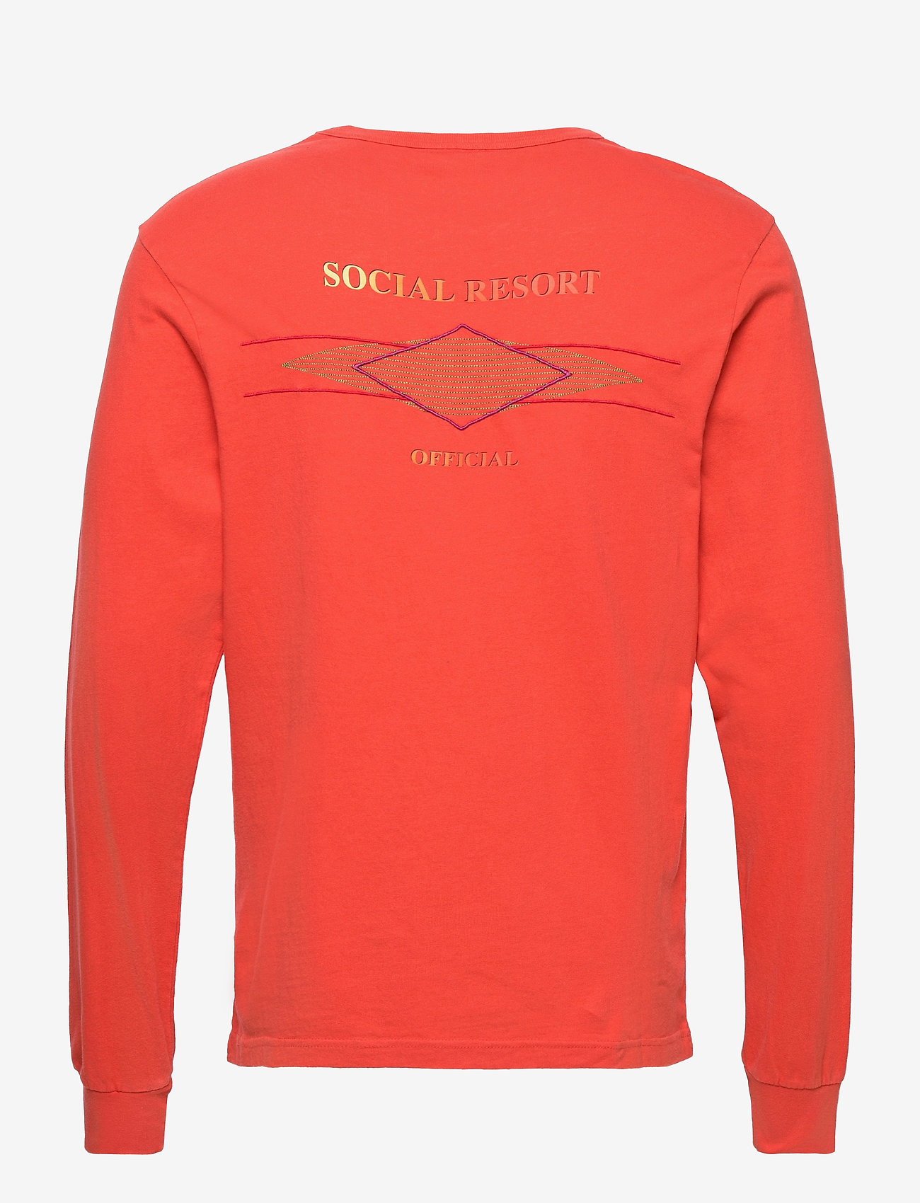 HAN Kjøbenhavn Clothing - Artwork Tee Long Sleeve - faded red - 1