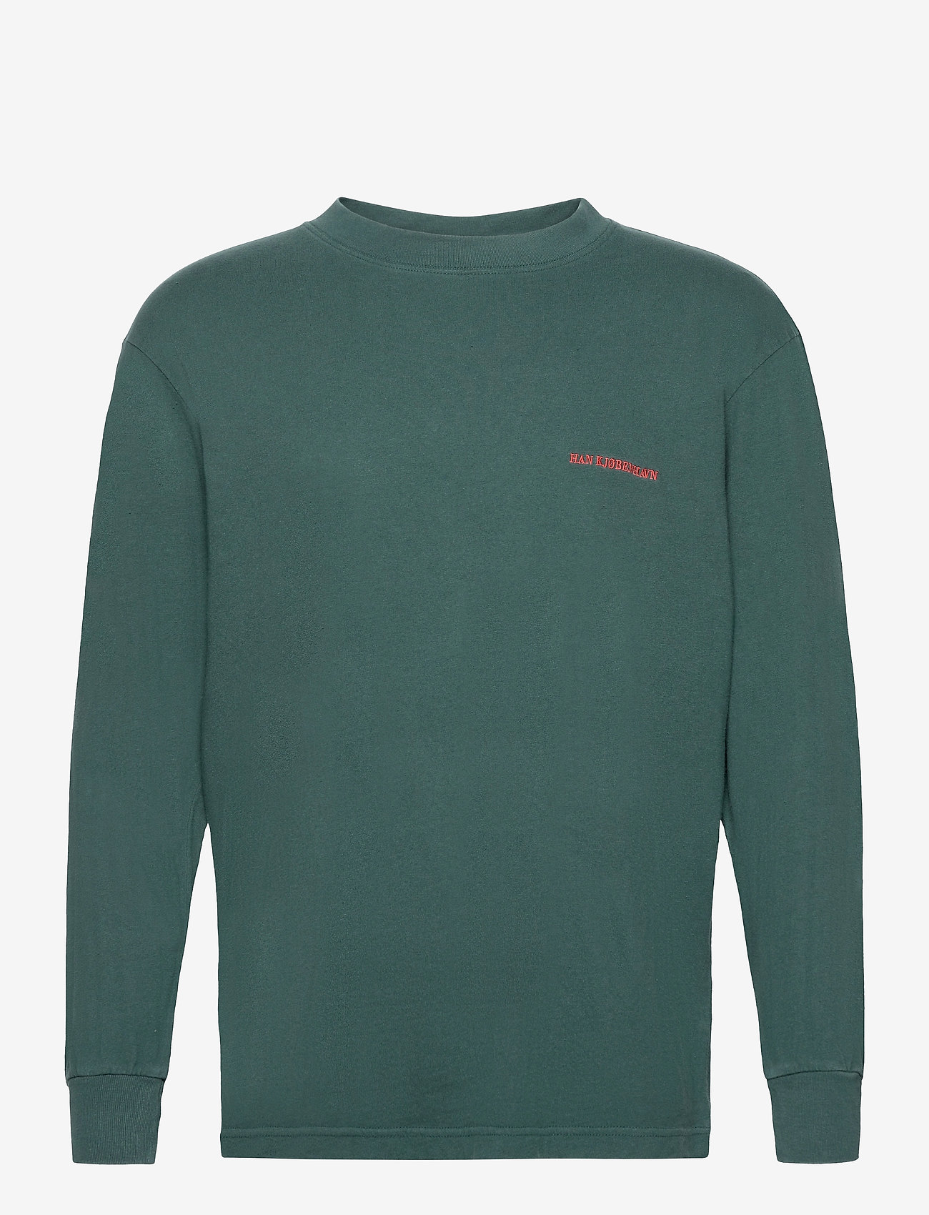 HAN Kjøbenhavn Clothing - Boxy Tee Long Sleeve - faded green - 0