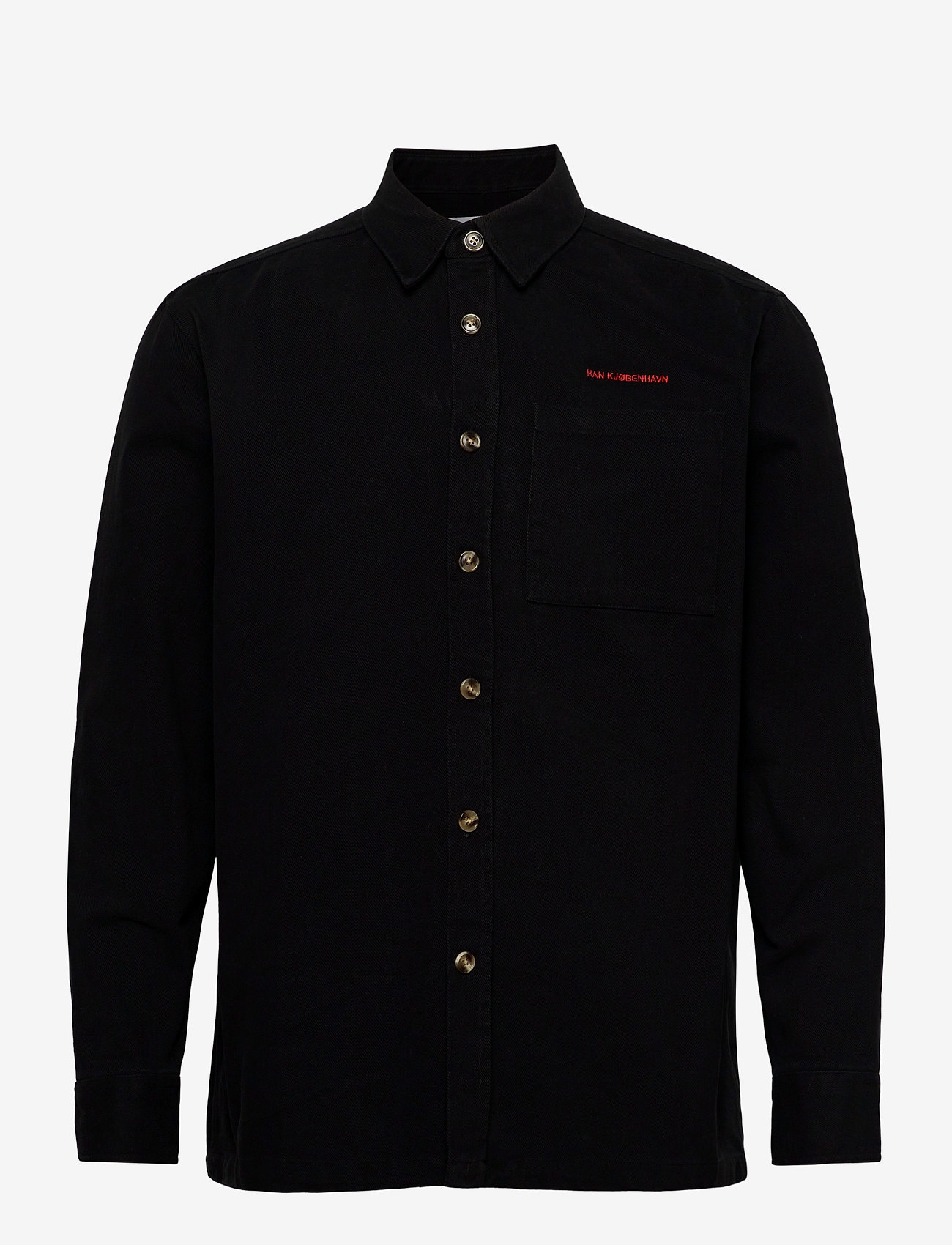 HAN Kjøbenhavn Clothing - Boxy Shirt - black twill - 0