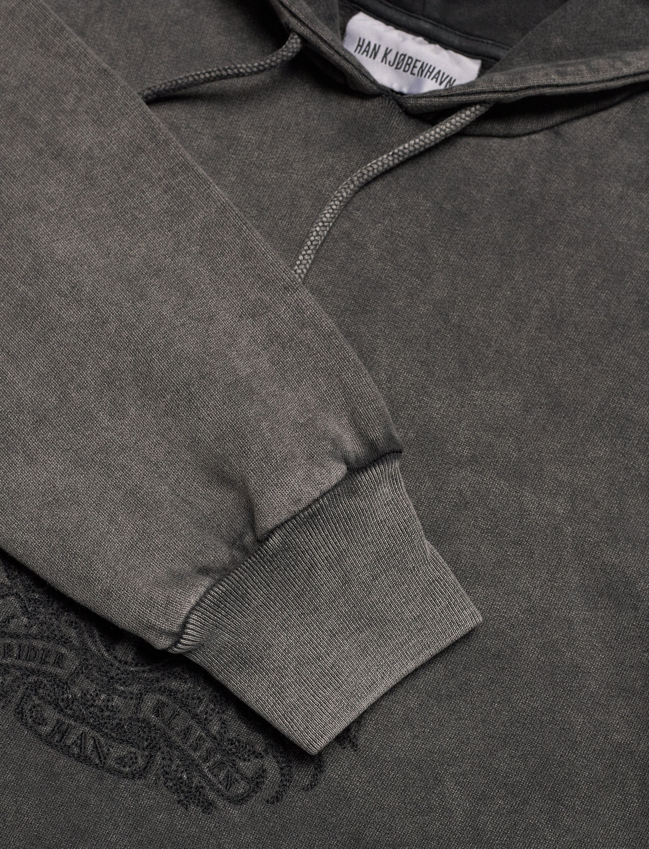 HAN Kjøbenhavn Clothing - Artwork Hoodie - faded dark grey - 2