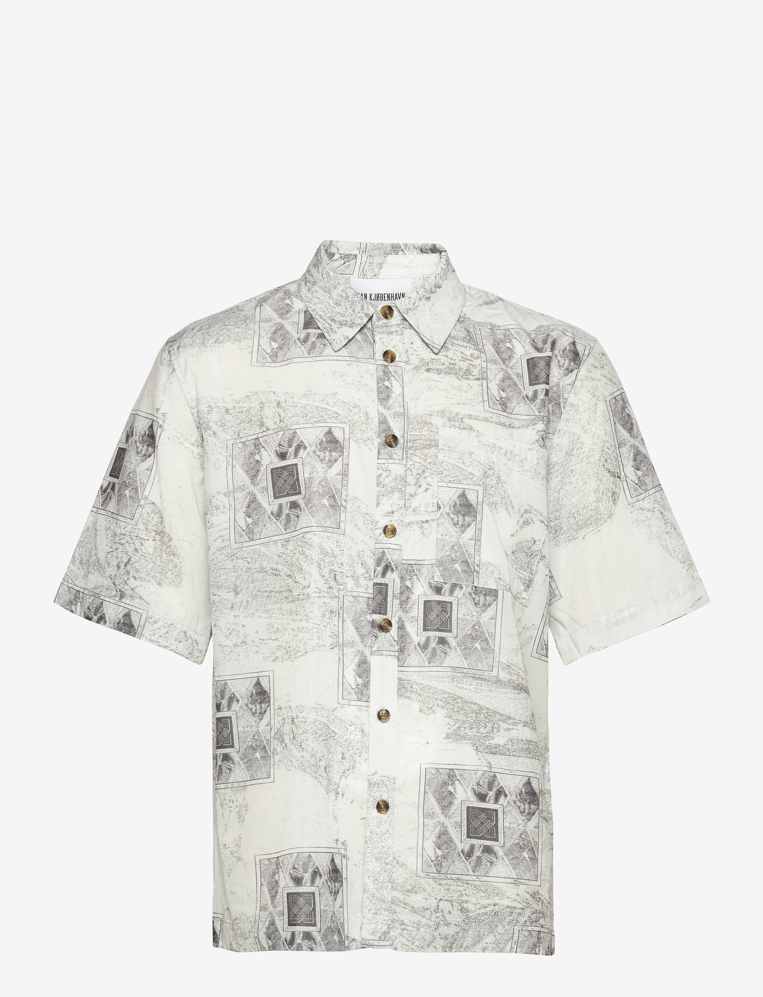 HAN Kjøbenhavn Clothing - Boxy Shirt SS - bleach diamond - 1