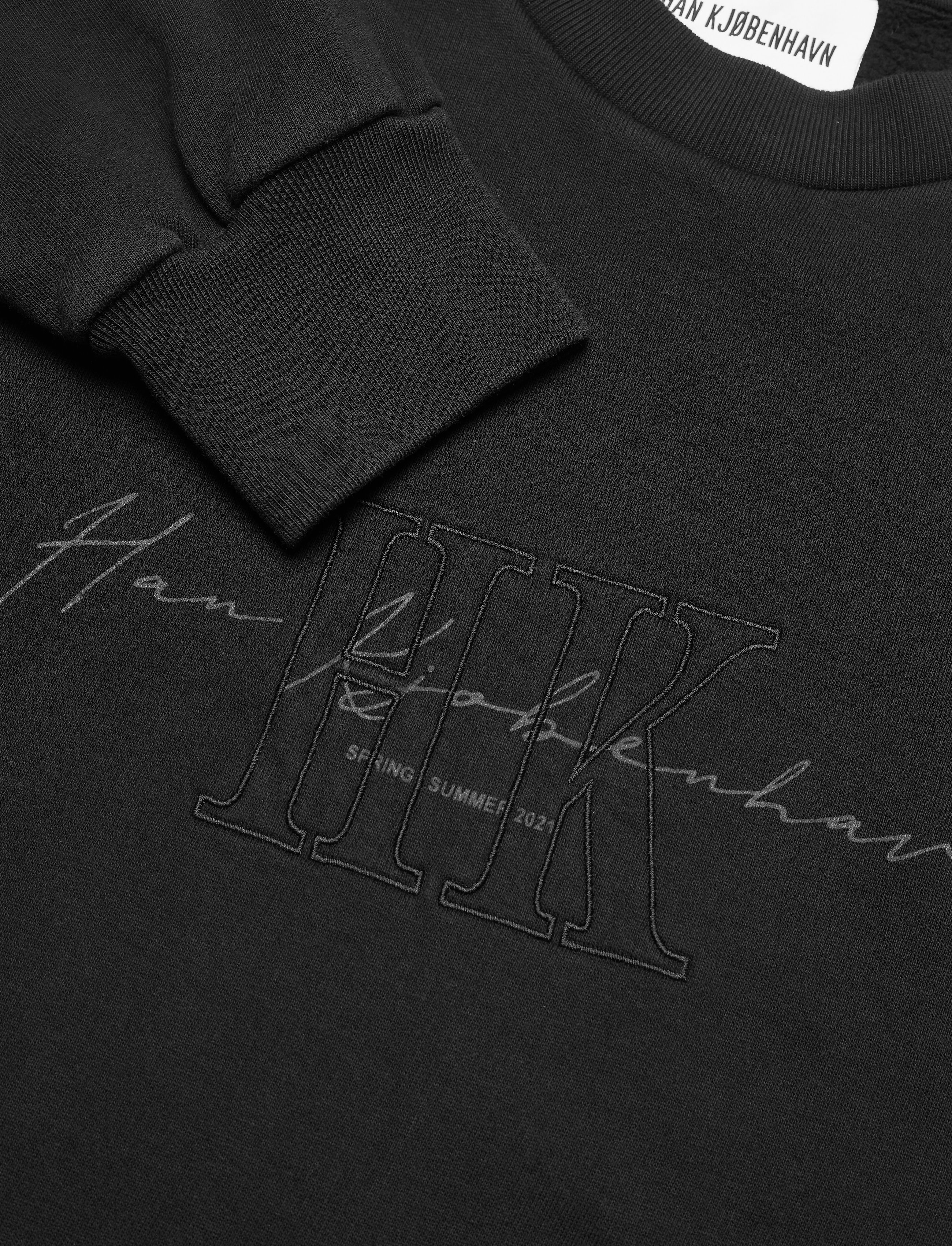 HAN Kjøbenhavn Clothing - Artwork Crew - faded black hk - 2