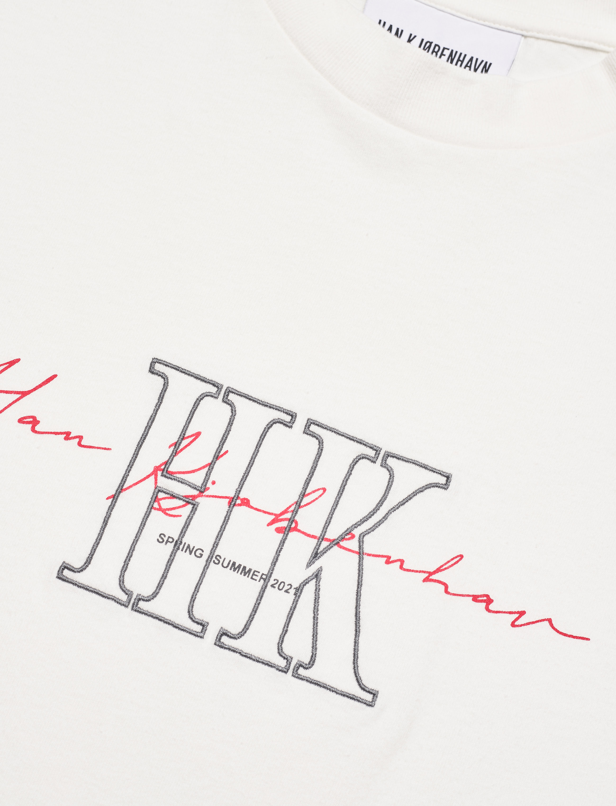 HAN Kjøbenhavn Clothing - Boxy Tee - off white hk - 2