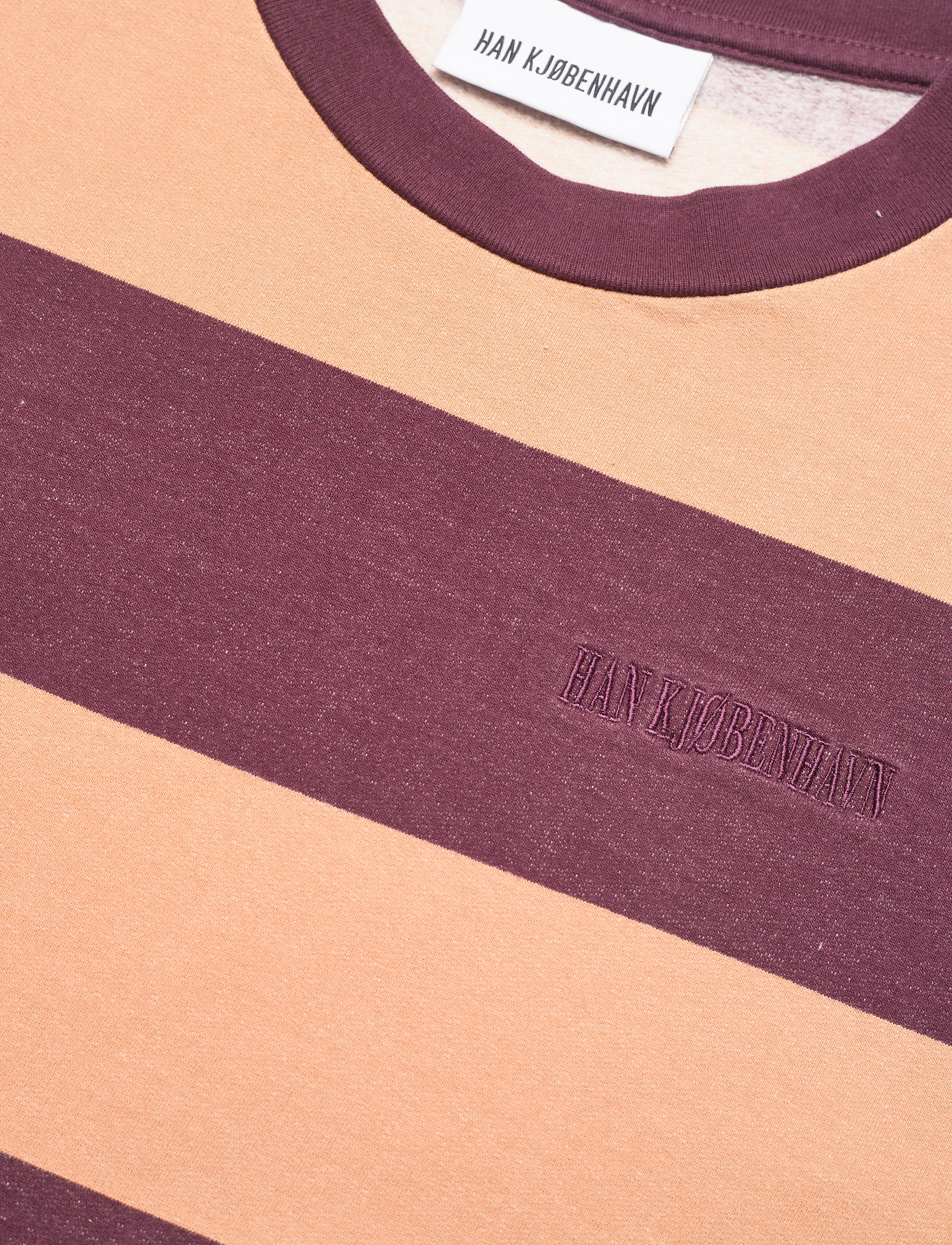 HAN Kjøbenhavn Clothing - Chunky Tee - brown stripe - 2