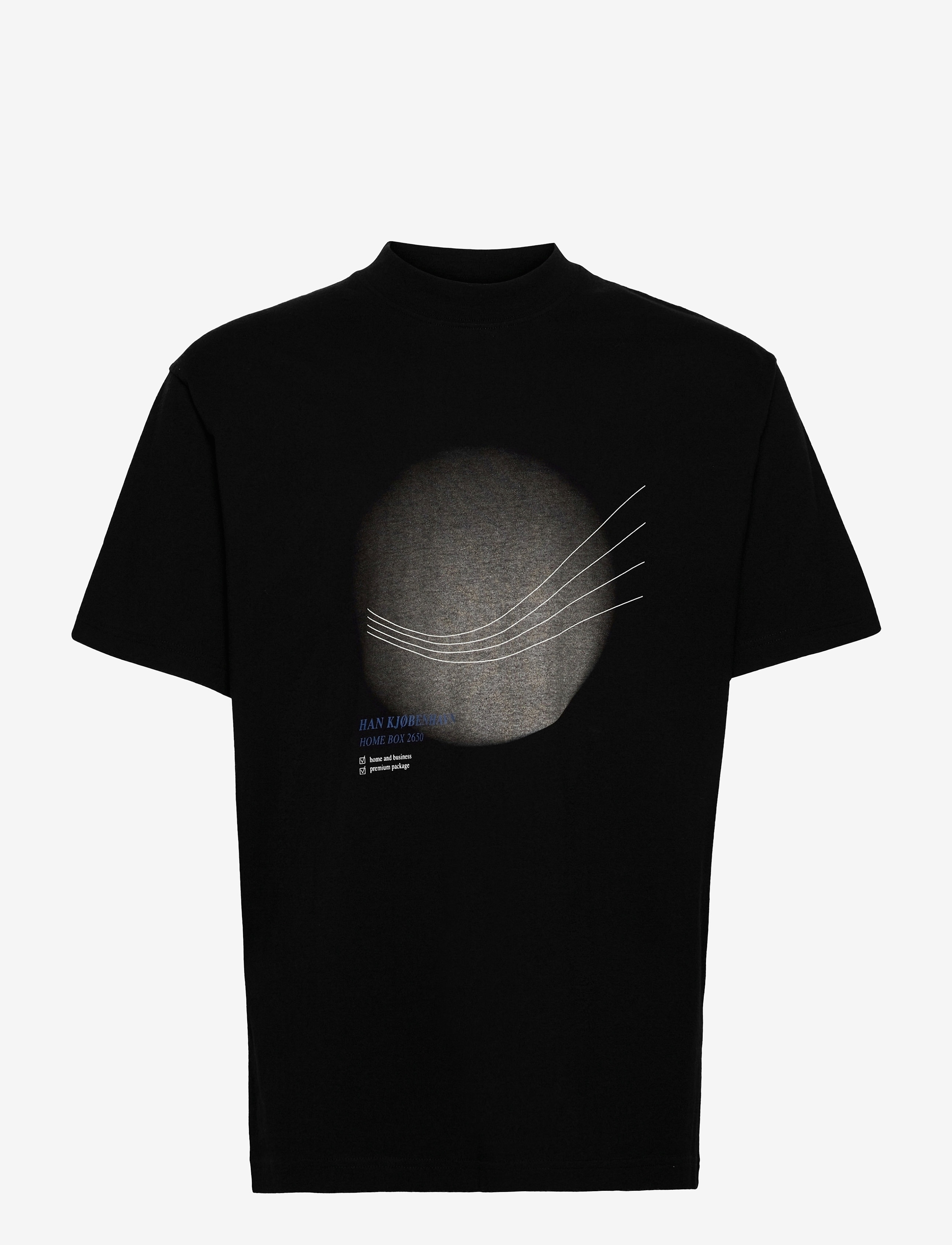 HAN Kjøbenhavn Clothing - Boxy SS Tee - faded black - 0