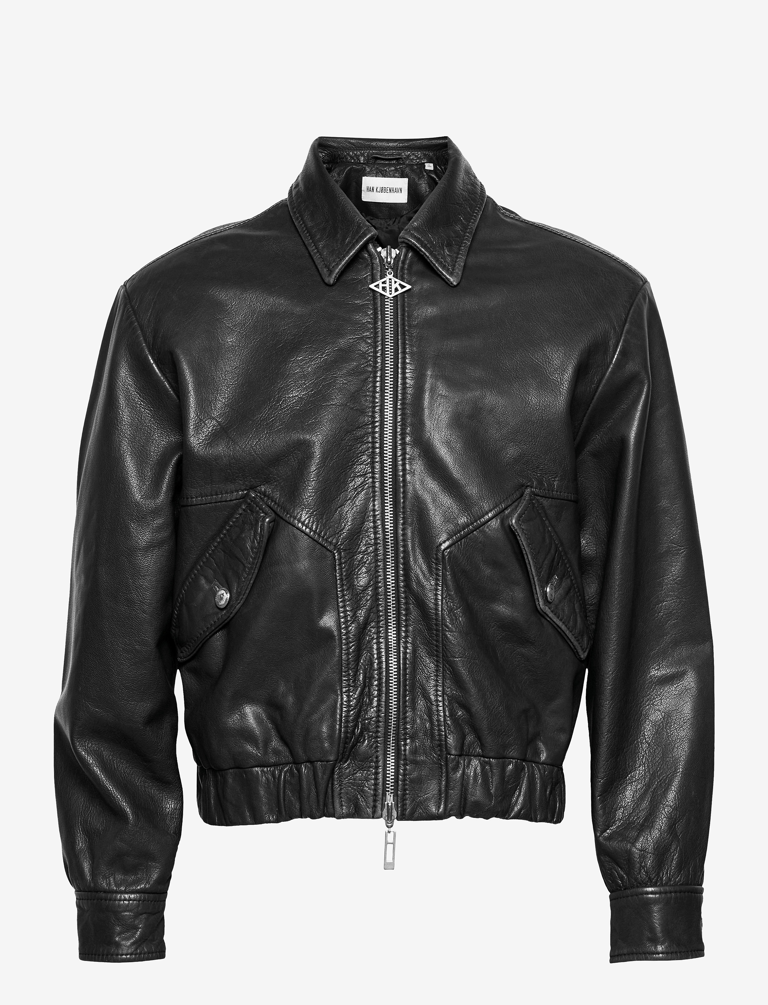 HAN Kjøbenhavn Clothing - Bomber Jacket - black leather - 1