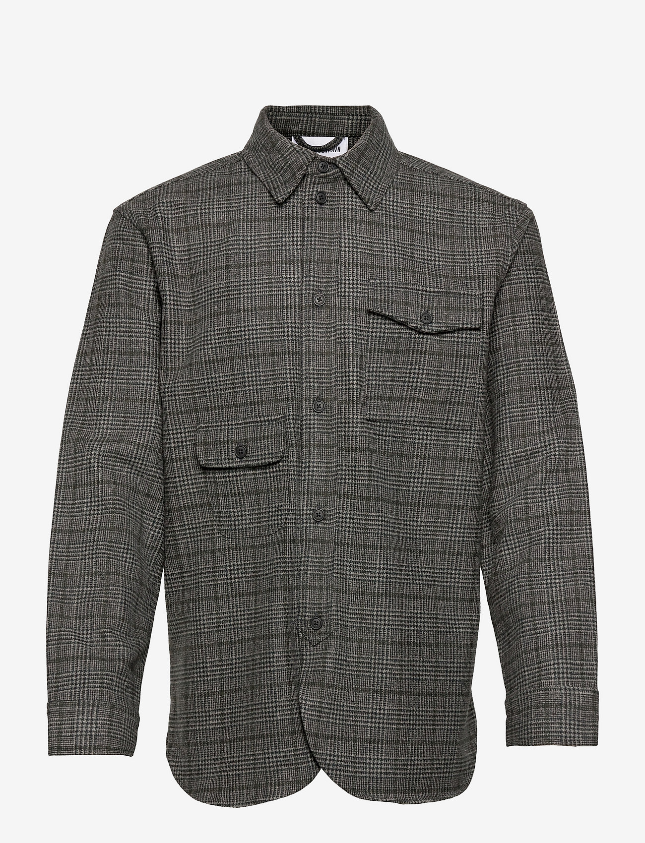 HAN Kjøbenhavn Clothing - Army Shirt - grey check - 0