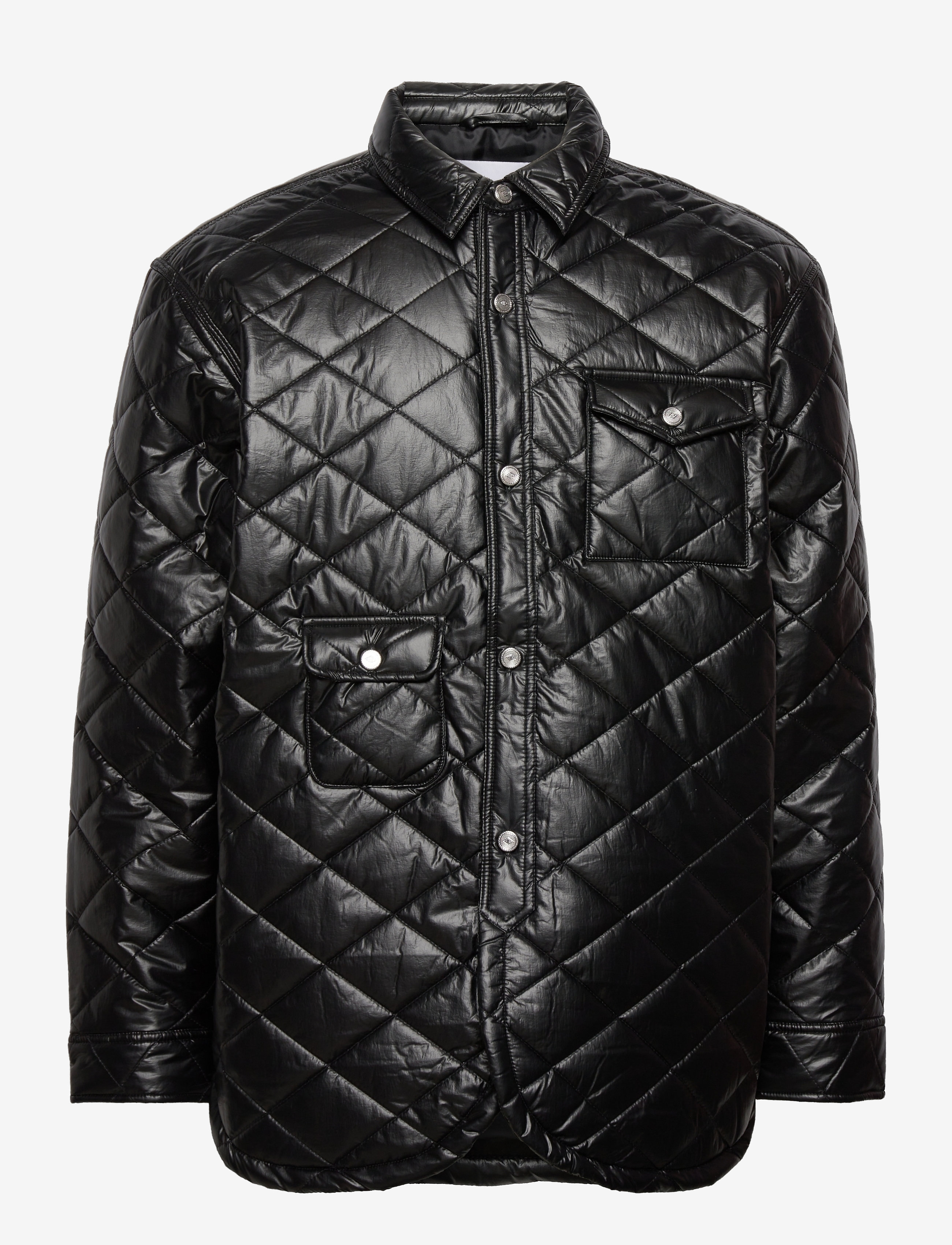 HAN Kjøbenhavn Clothing - Army Thermo Overshirt - jet black - 0