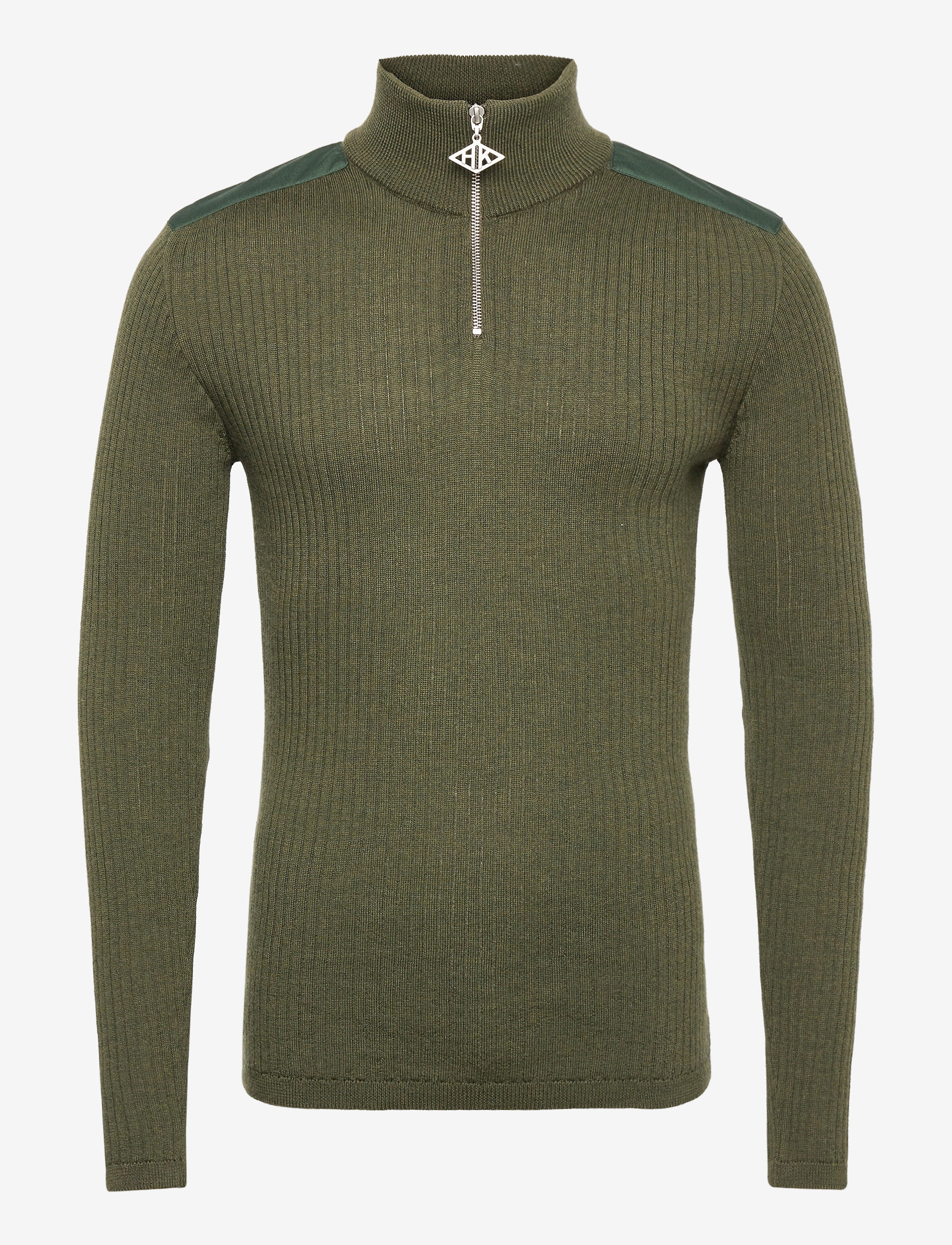 HAN Kjøbenhavn Clothing - Zip Turtleneck - army green - 0