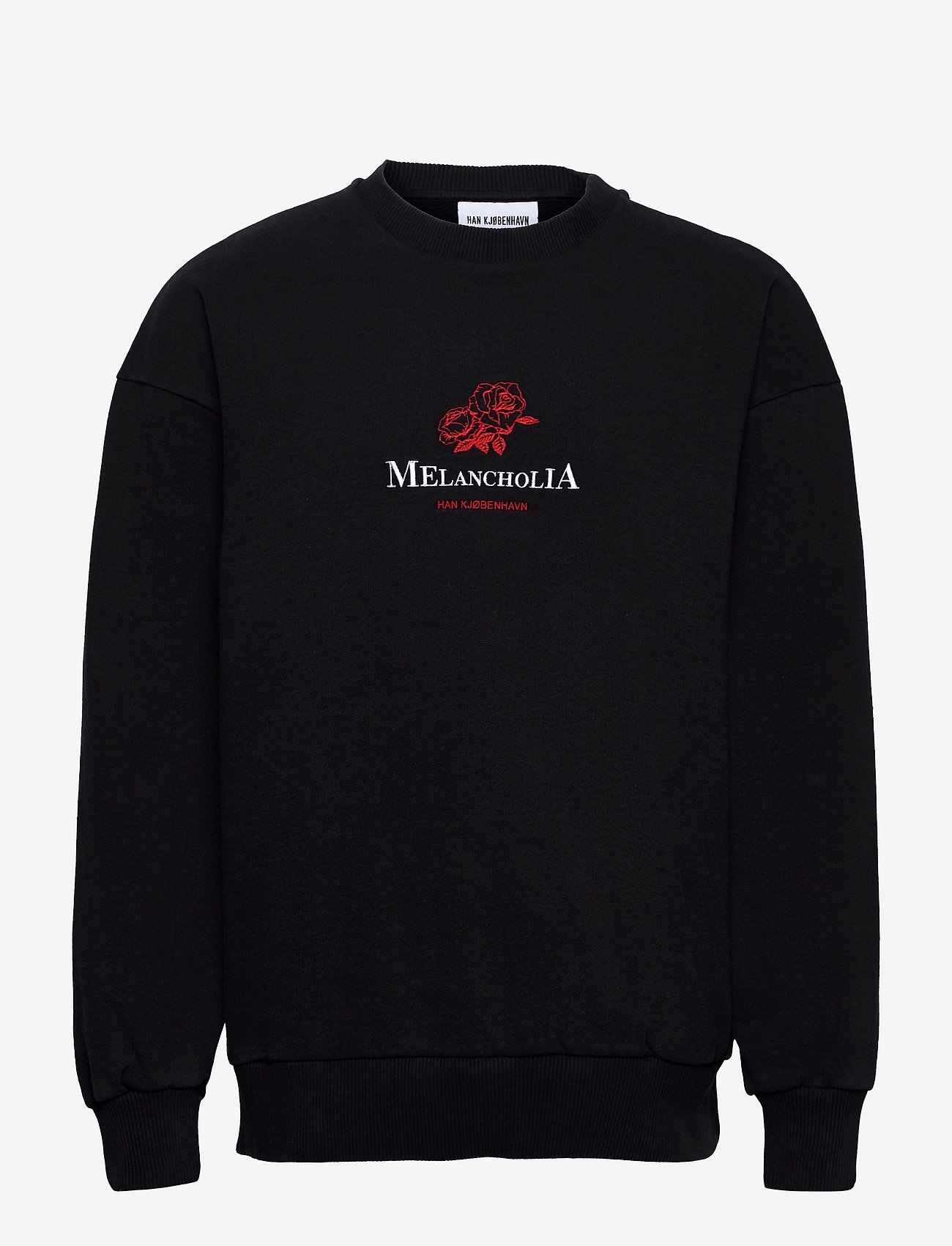 HAN Kjøbenhavn Clothing - Bulky Crew - faded black - 0