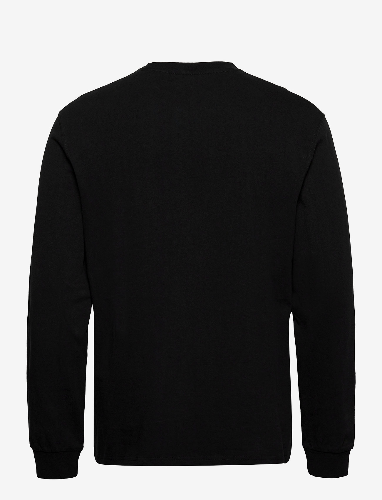 HAN Kjøbenhavn - Casual Tee Long Sleeve - långärmade t-shirts - black logo - 1