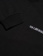 HAN Kjøbenhavn - Casual Tee Long Sleeve - langærmede t-shirts - black logo - 2