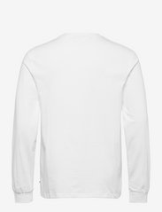 HAN Kjøbenhavn - Casual Tee Long Sleeve - tavalised t-särgid - white logo - 1