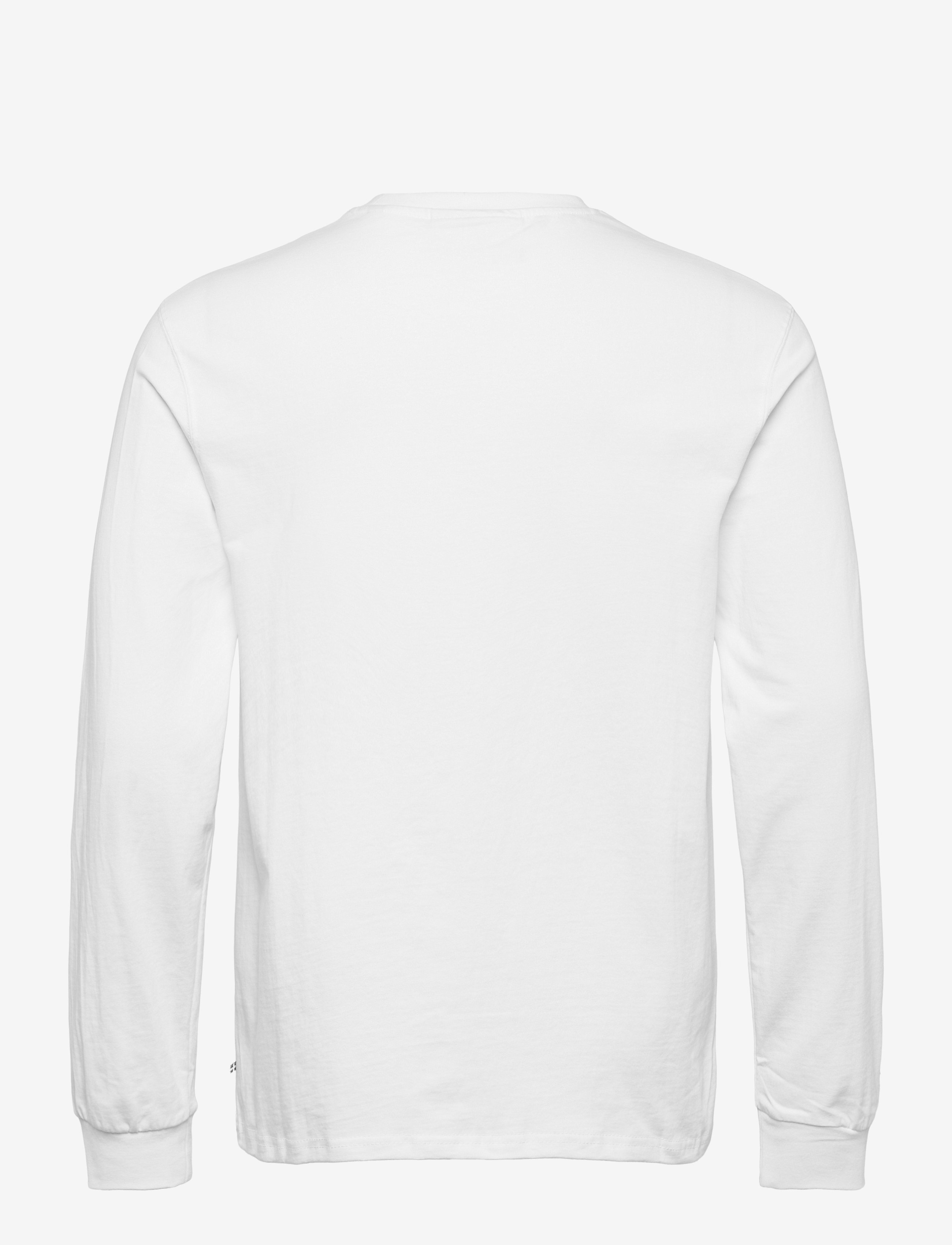 HAN Kjøbenhavn - Casual Tee Long Sleeve - white logo - 1