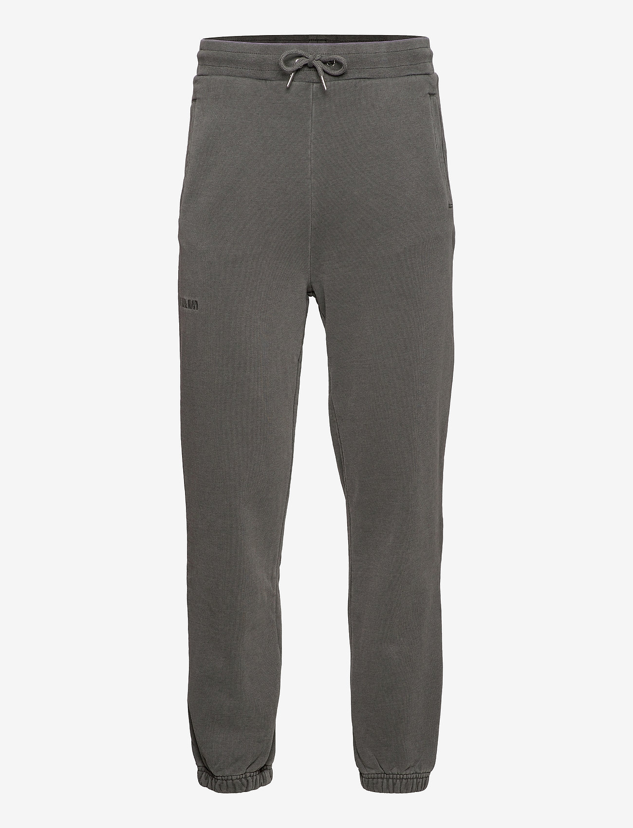 HAN Kjøbenhavn - Sweatpants - spodnie dresowe - dark grey logo - 0