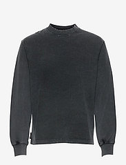 HAN Kjøbenhavn - Distressed Tee Long Sleeve - t-shirts - distressed dark grey - 0