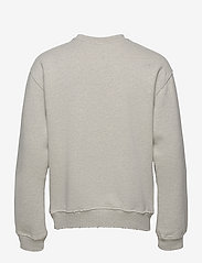 HAN Kjøbenhavn - Distressed Crew - hoodies - distressed grey melange - 1