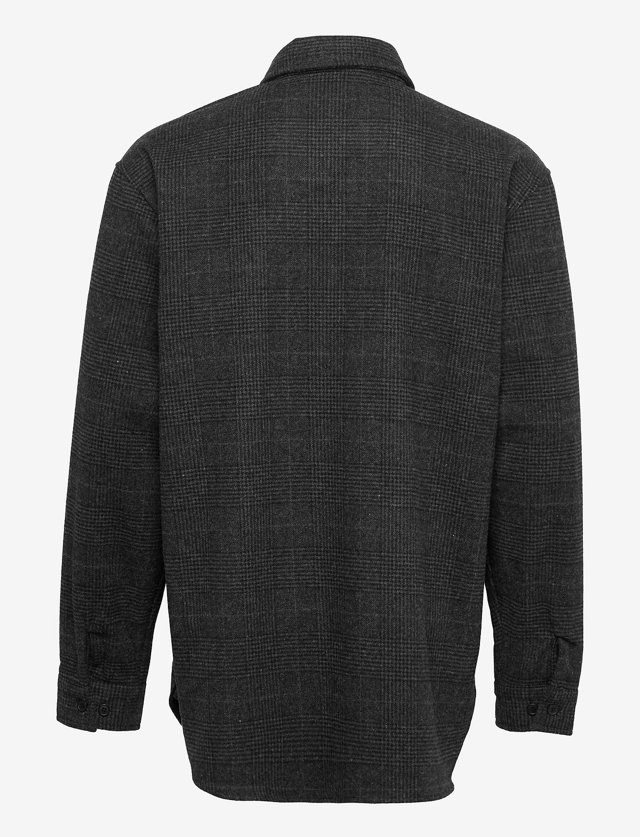 HAN Kjøbenhavn - Army Shirt - black grey check - 1