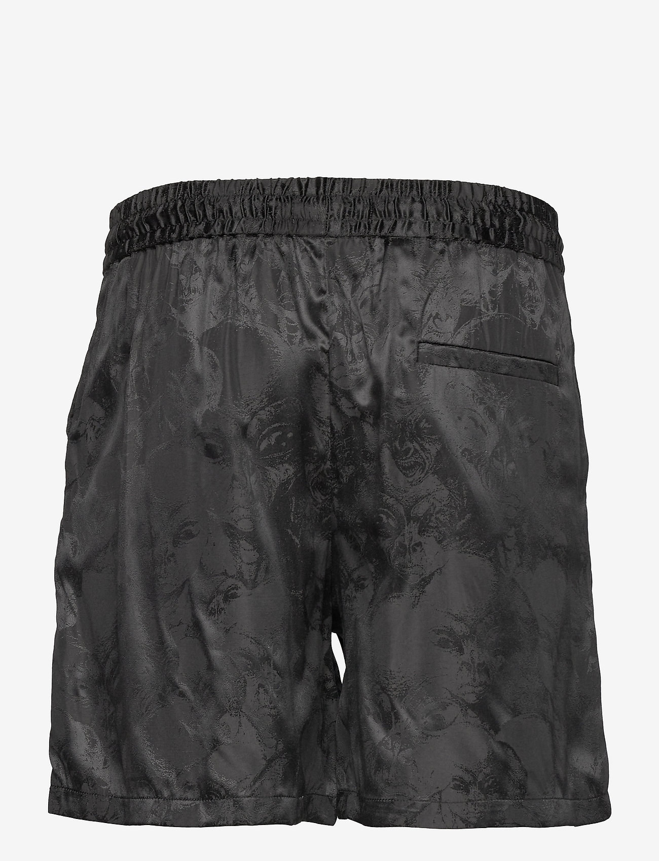 HAN Kjøbenhavn - Track Shorts - black jacquard - 1