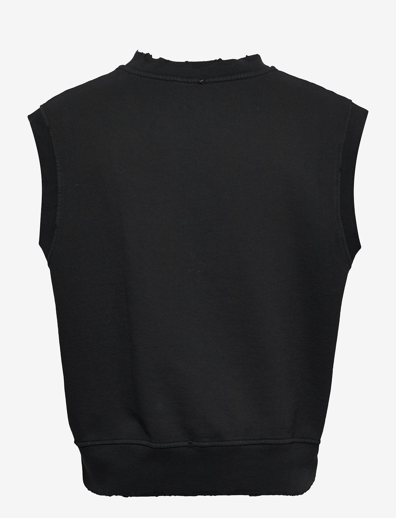 HAN Kjøbenhavn Clothing - Distressed Vest - distressed black - 1