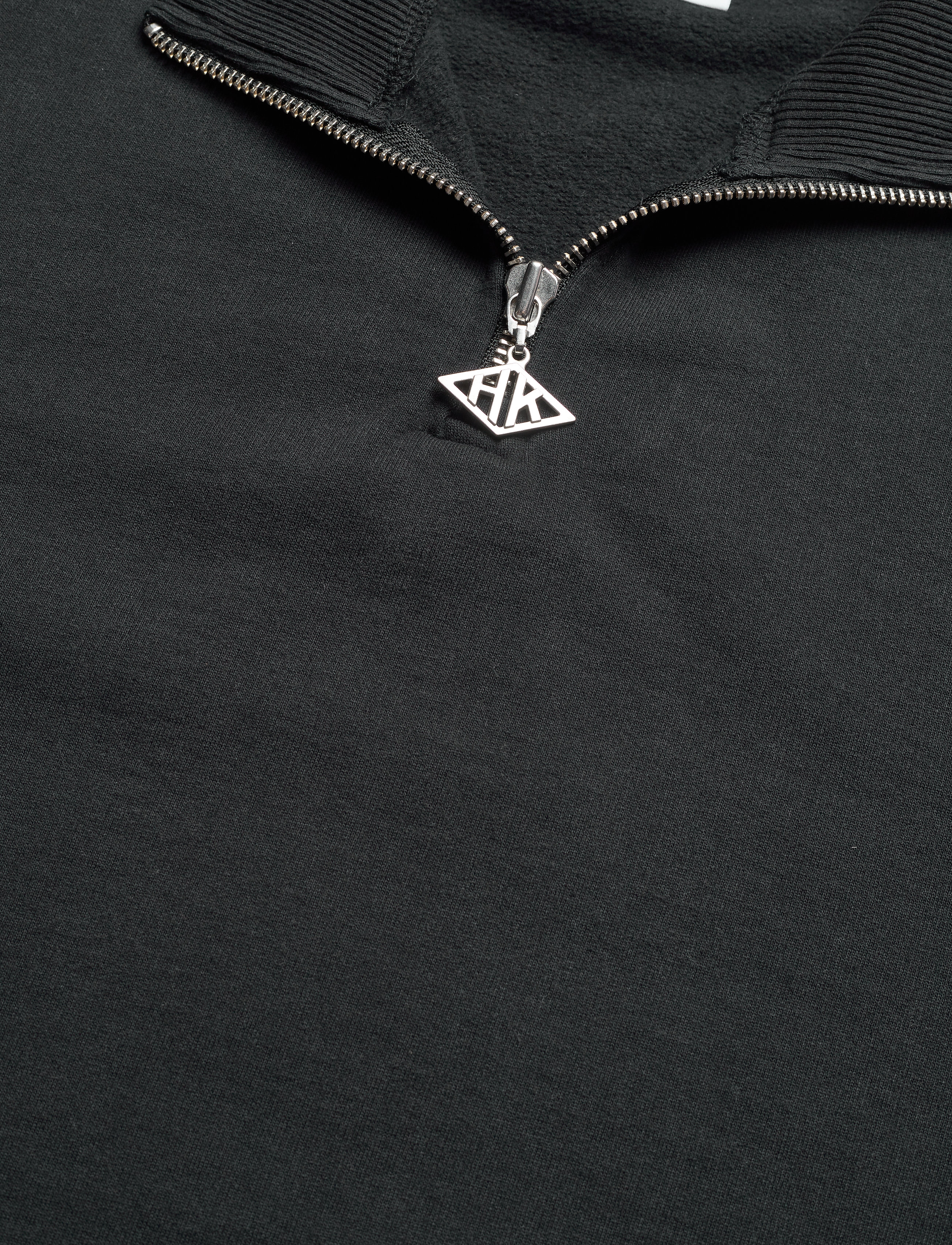 HAN Kjøbenhavn Clothing - Half Zip Sweat - faded black - 5