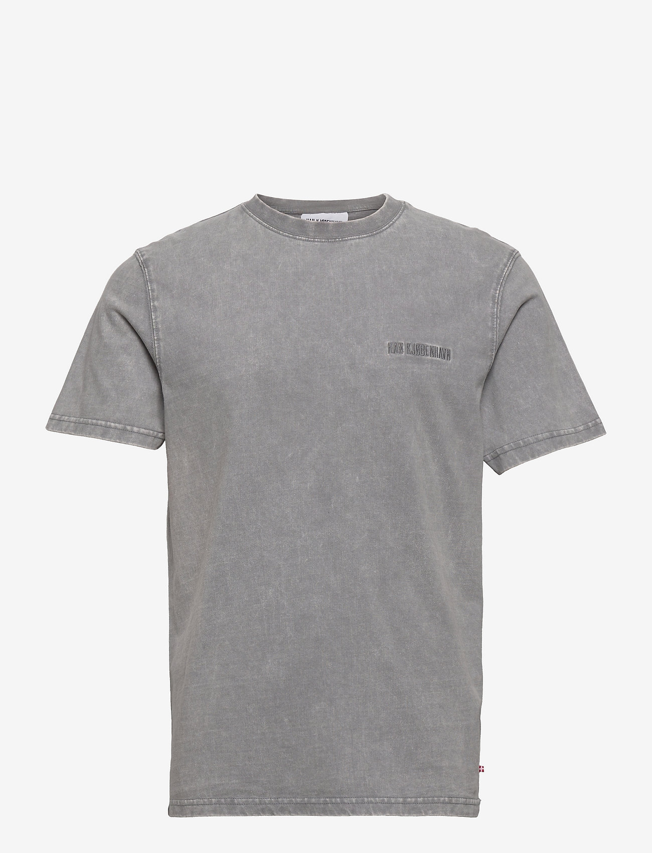 HAN Kjøbenhavn - Casual Tee Short Sleeve - grey acid logo - 0