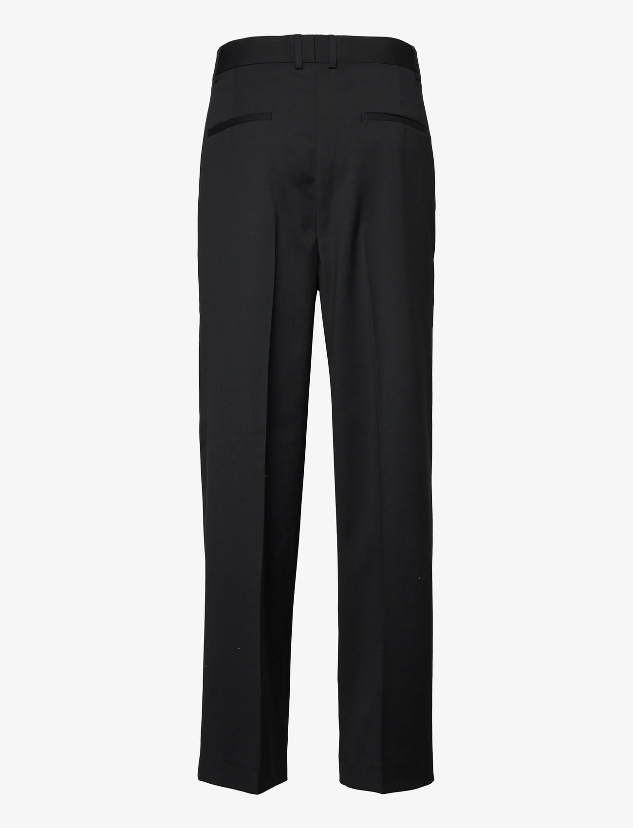 HAN Kjøbenhavn - Boxy Suit Pants - jakkesætsbukser - black - 1