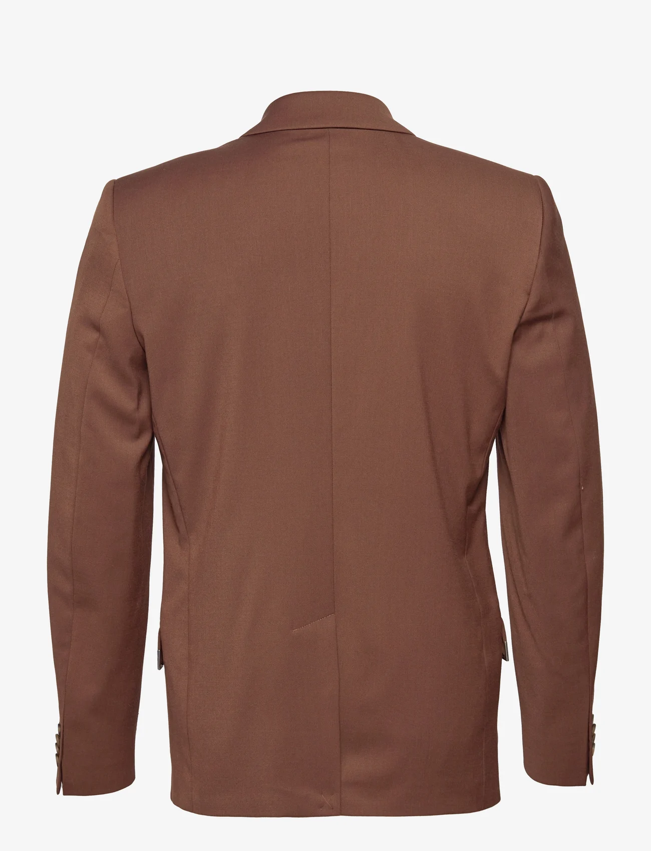 HAN Kjøbenhavn - Single Suit Blazer - Žaketes ar divrindu pogājumu - brown - 1