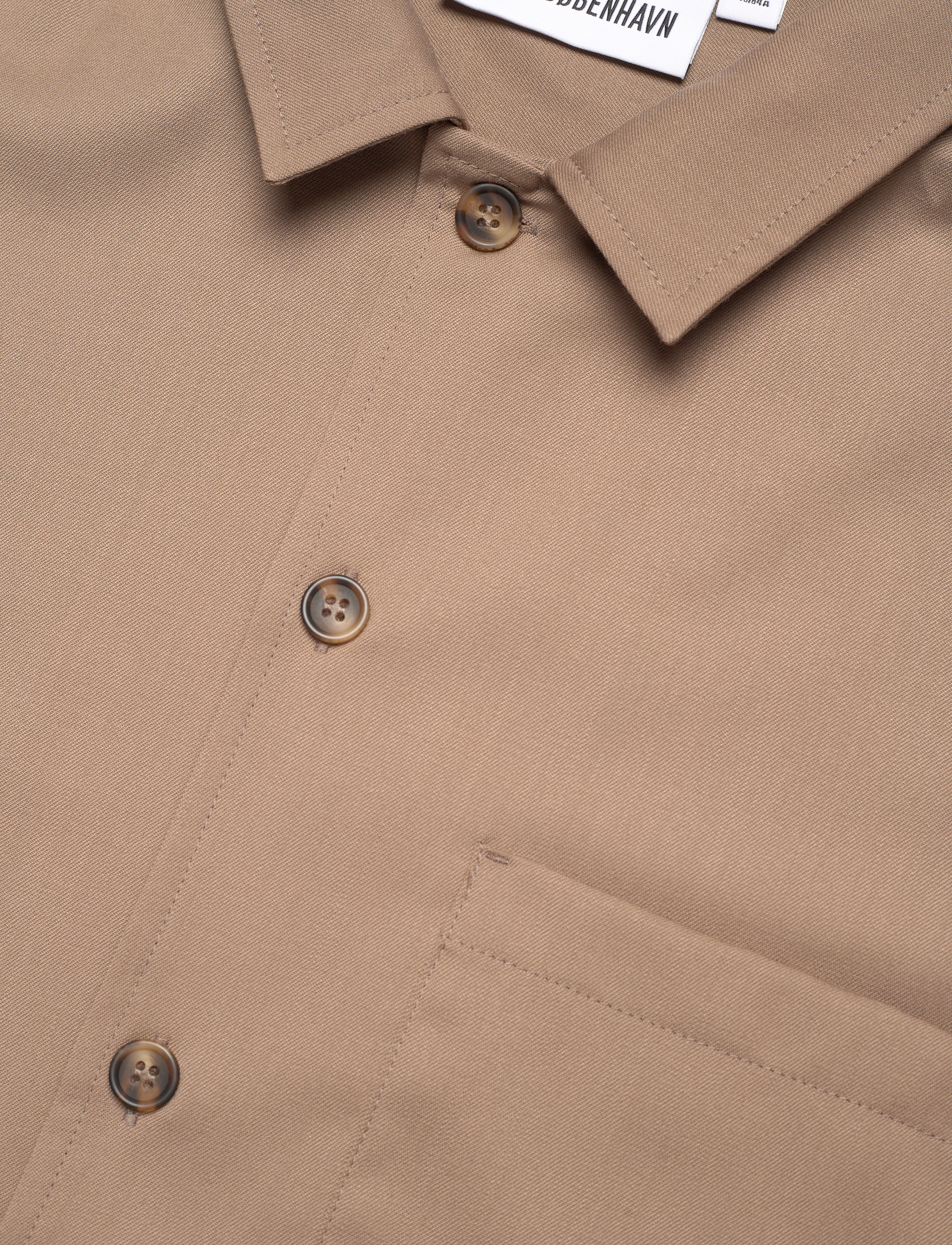HAN Kjøbenhavn - Summer Shirt Short Sleeve - sand - 3