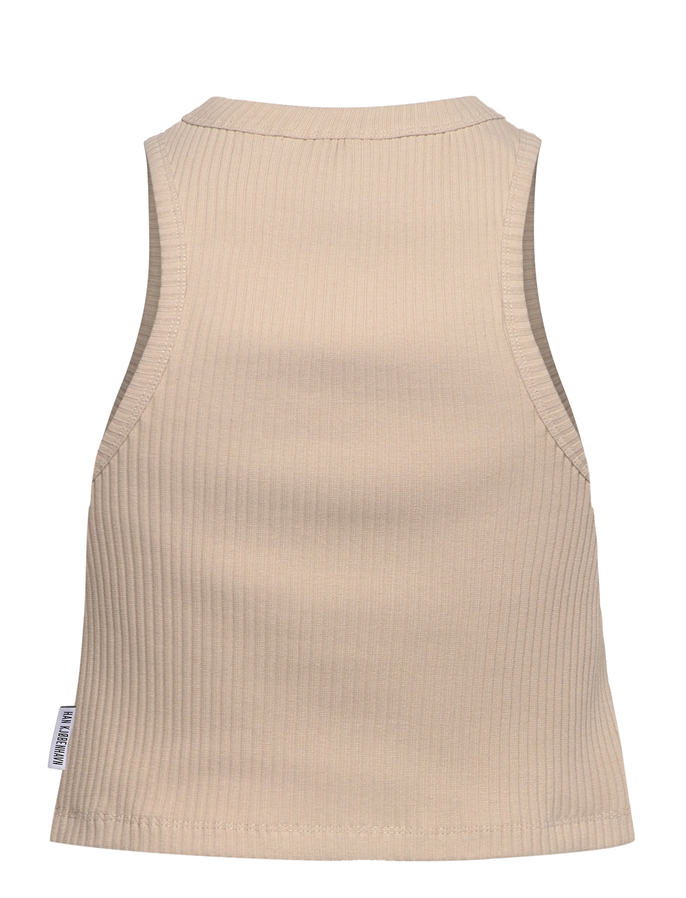 HAN Kjøbenhavn - Cropped Racer Top - hauts courts - sand - 1