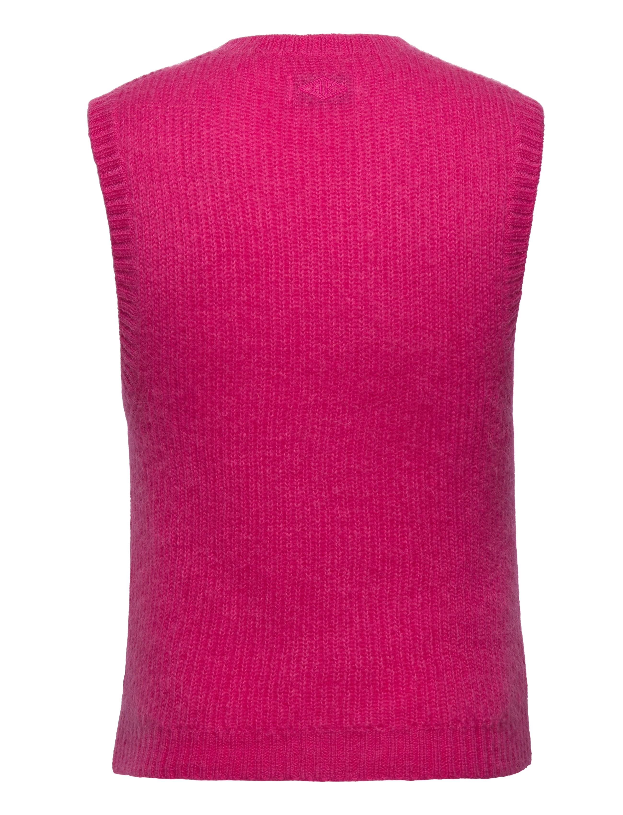 HAN Kjøbenhavn - Vest Knit - gestrickte westen - black magenta - 1